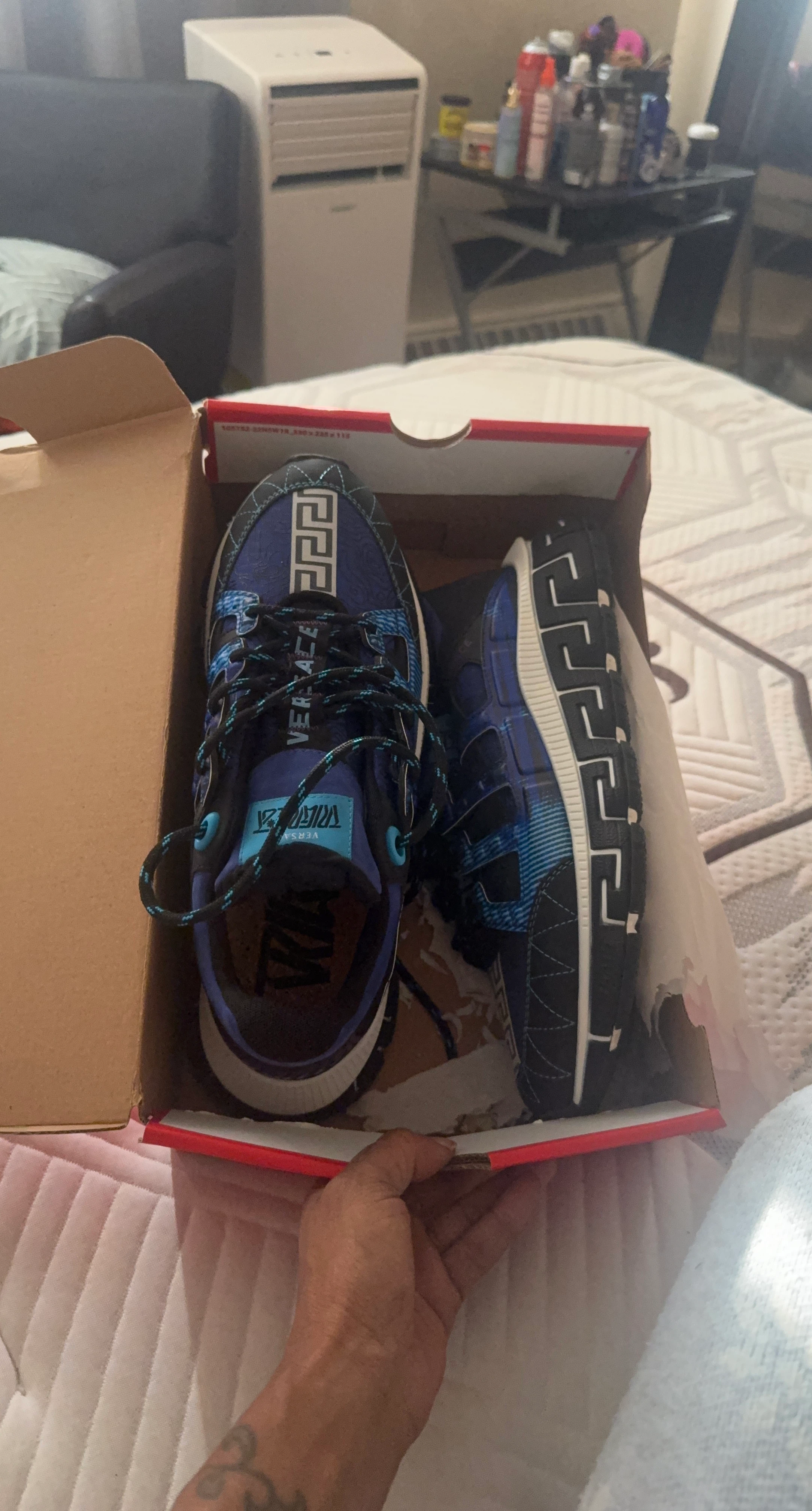 Versace Trigreca Sneakers Blue