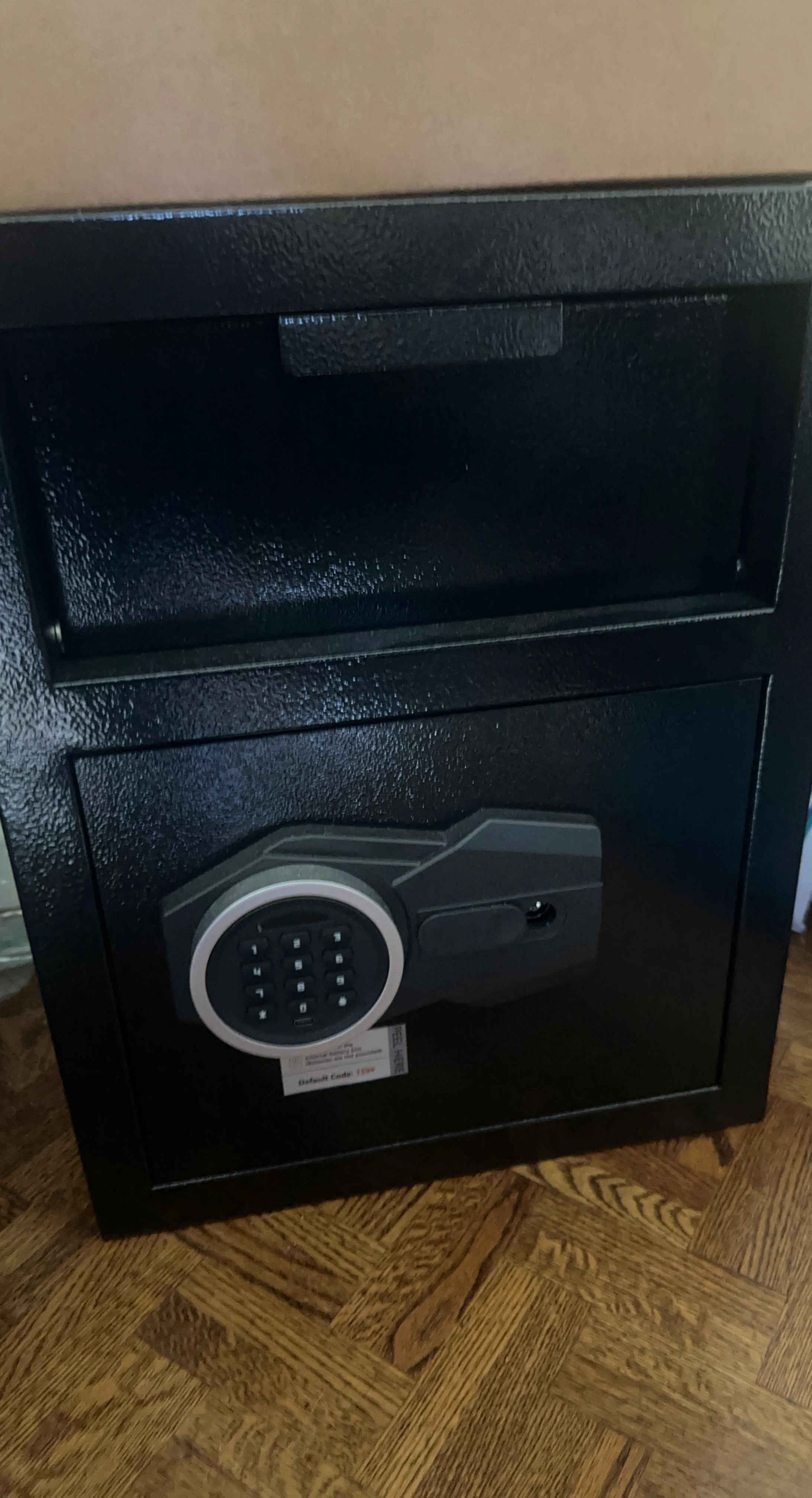Black Digital Electronic Wall Safe