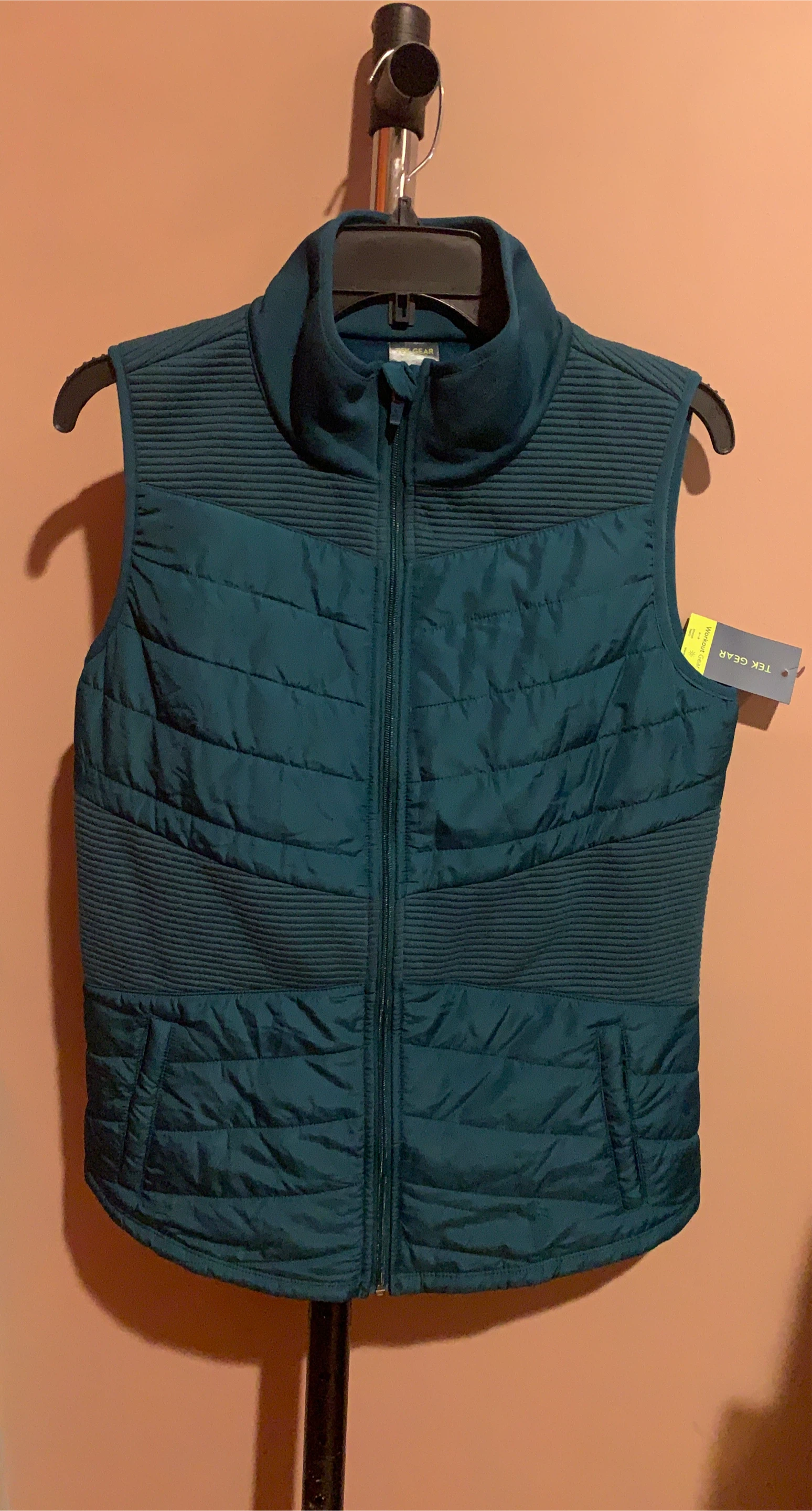 Tek Gear Quilted Vest Teal
