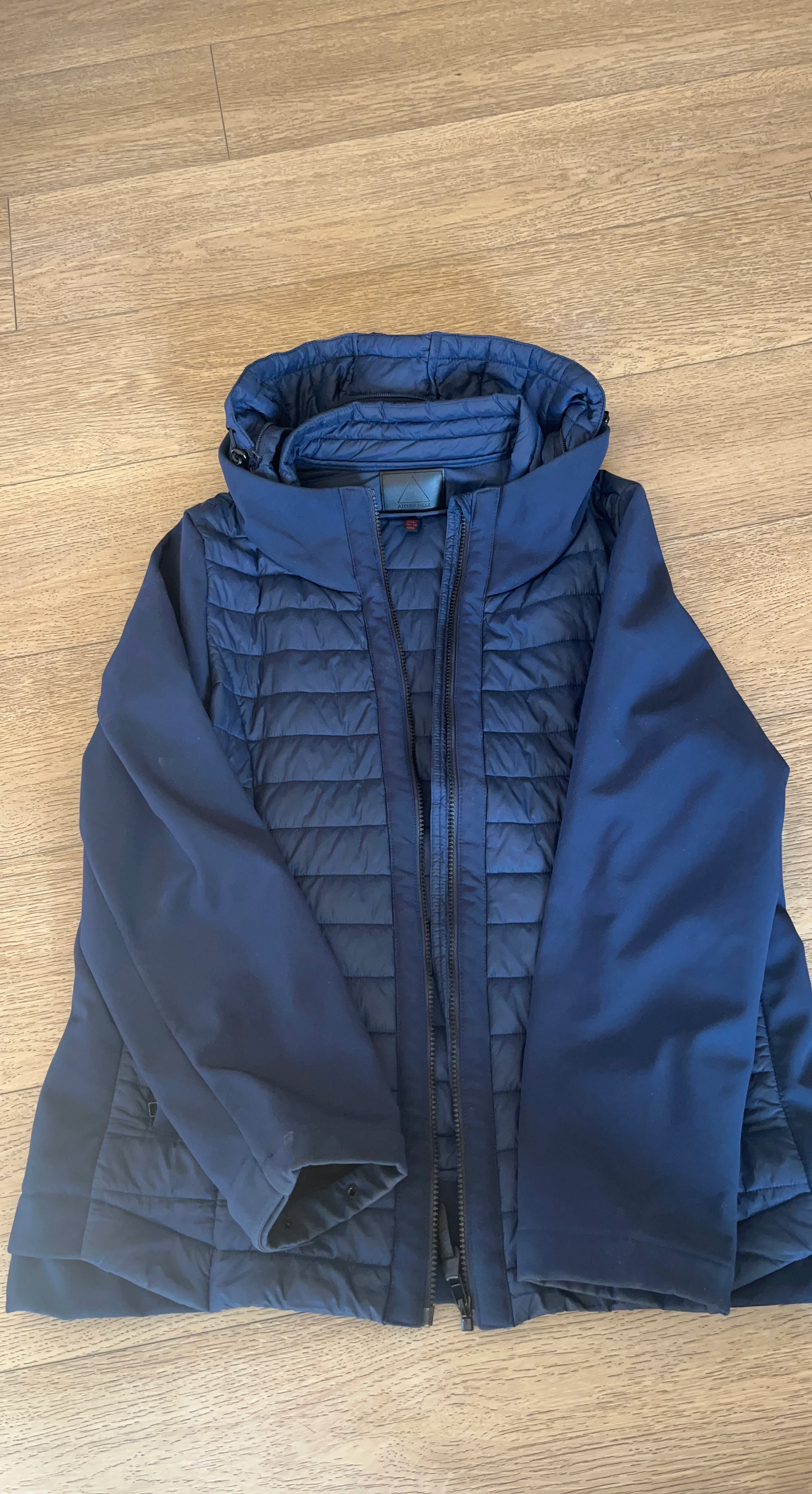 Atelier Noir Navy Puffer Jacket