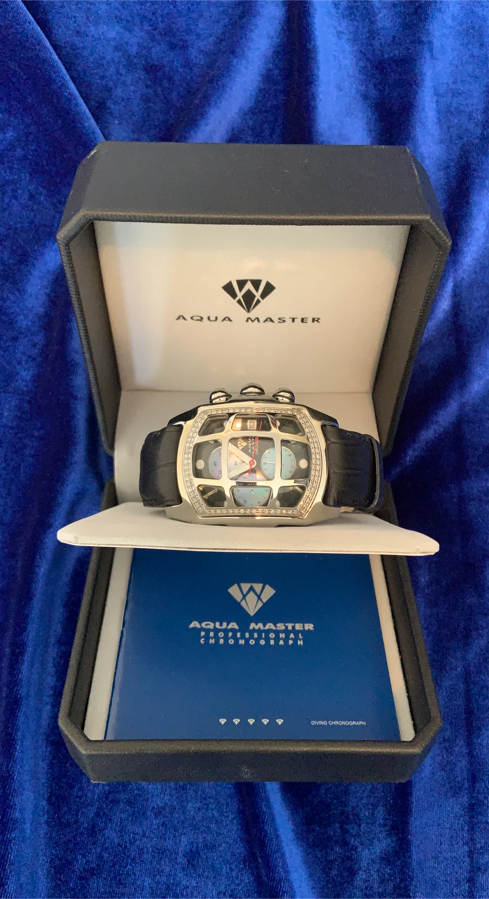 Diamond Aqua Master Men’s Watch!