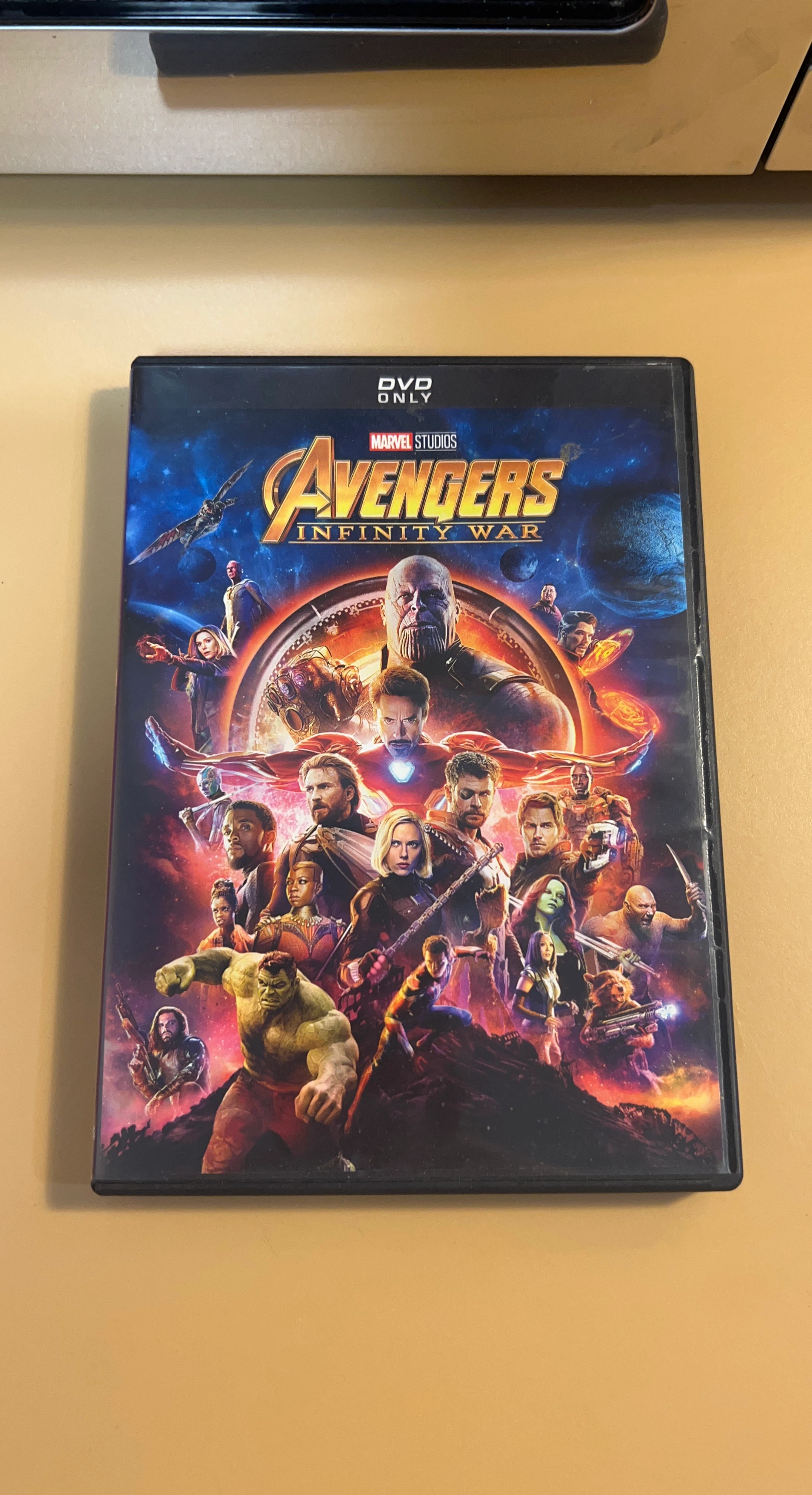 Avengers Infinity War DVD
