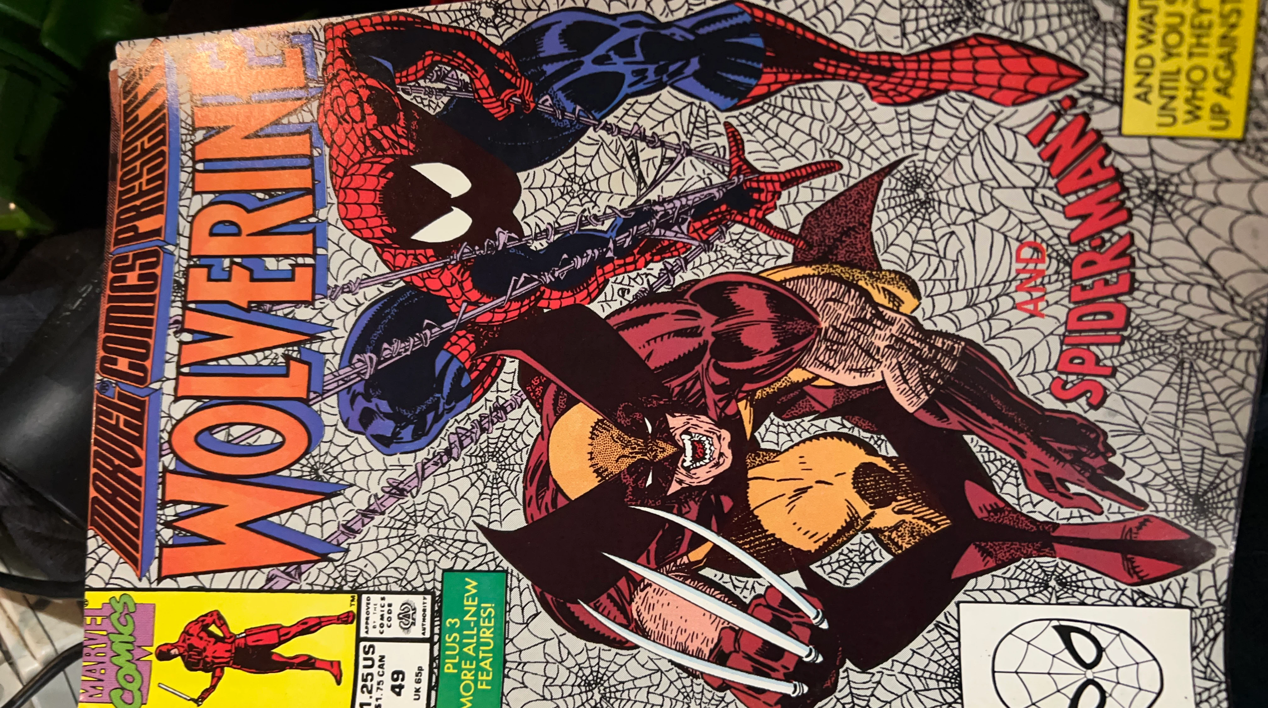 Marvel Comics Presents Wolverine and Spider-Man Issue 49
