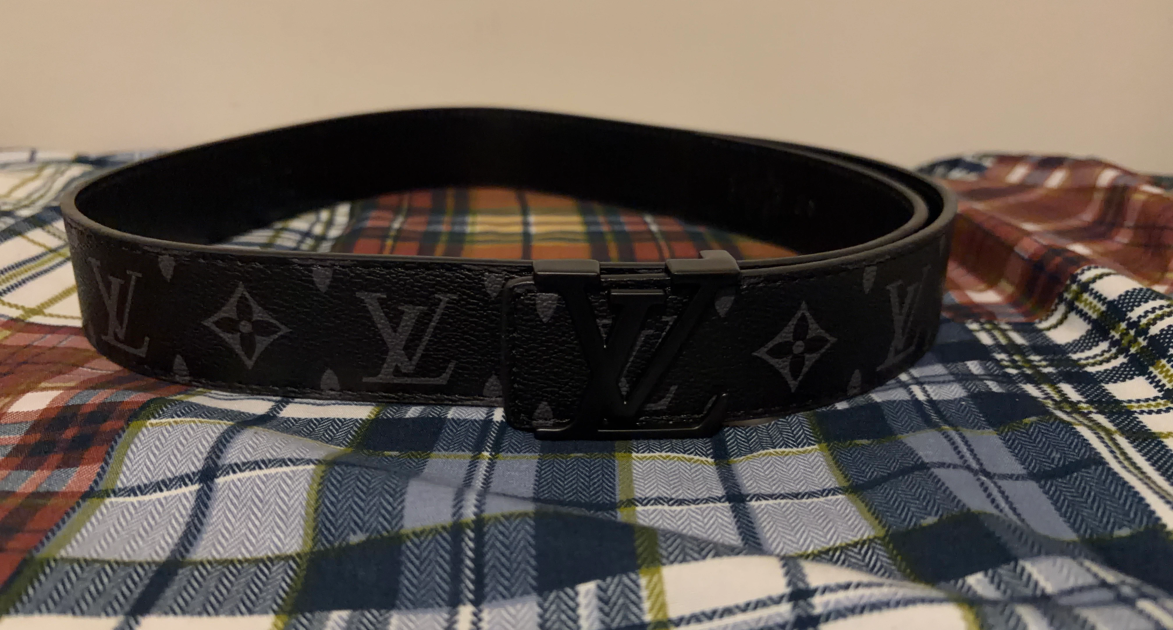 Louis Vuitton Monogram Eclipse Belt