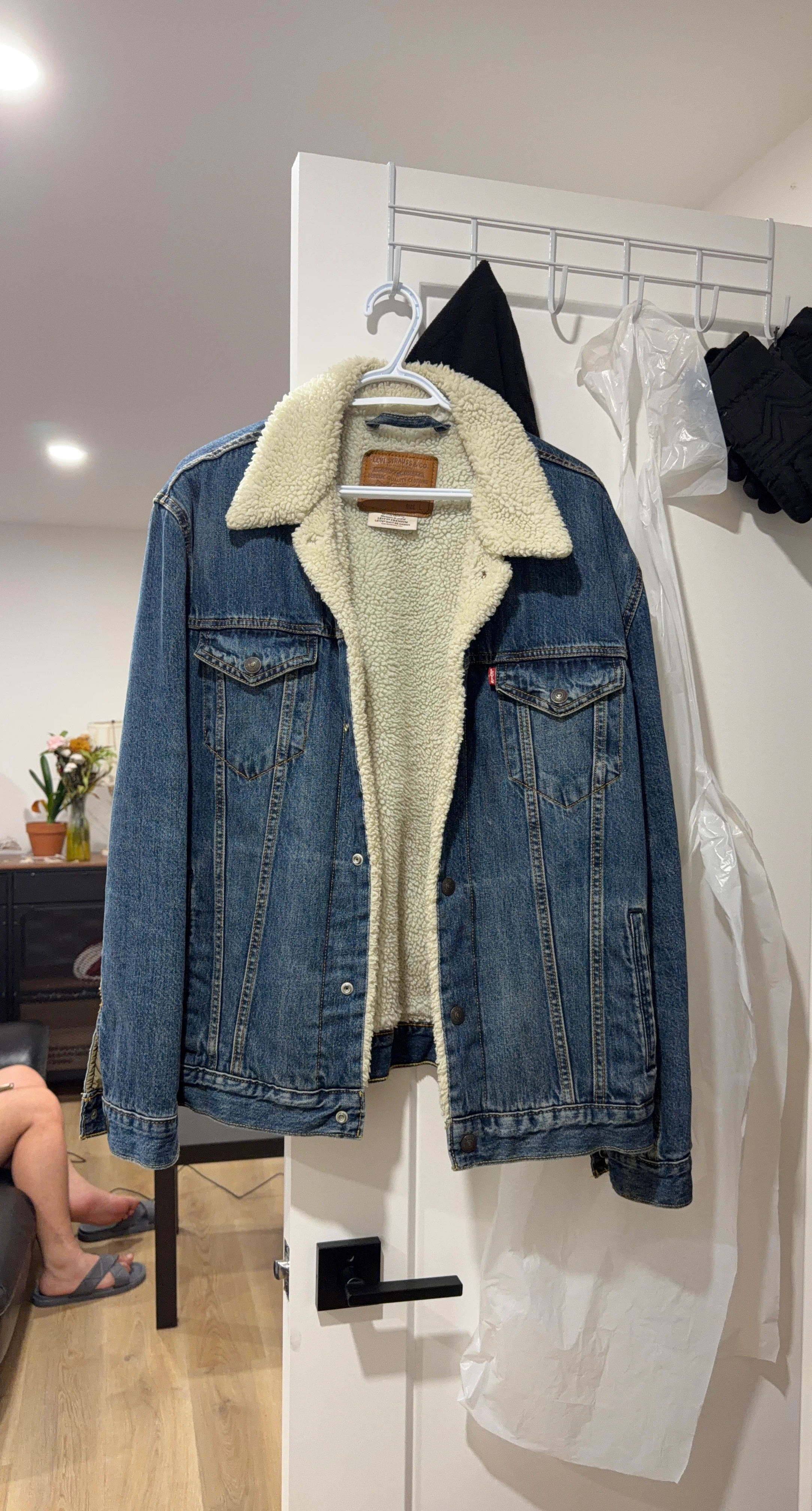 Levi's Sherpa Denim Trucker Jacket