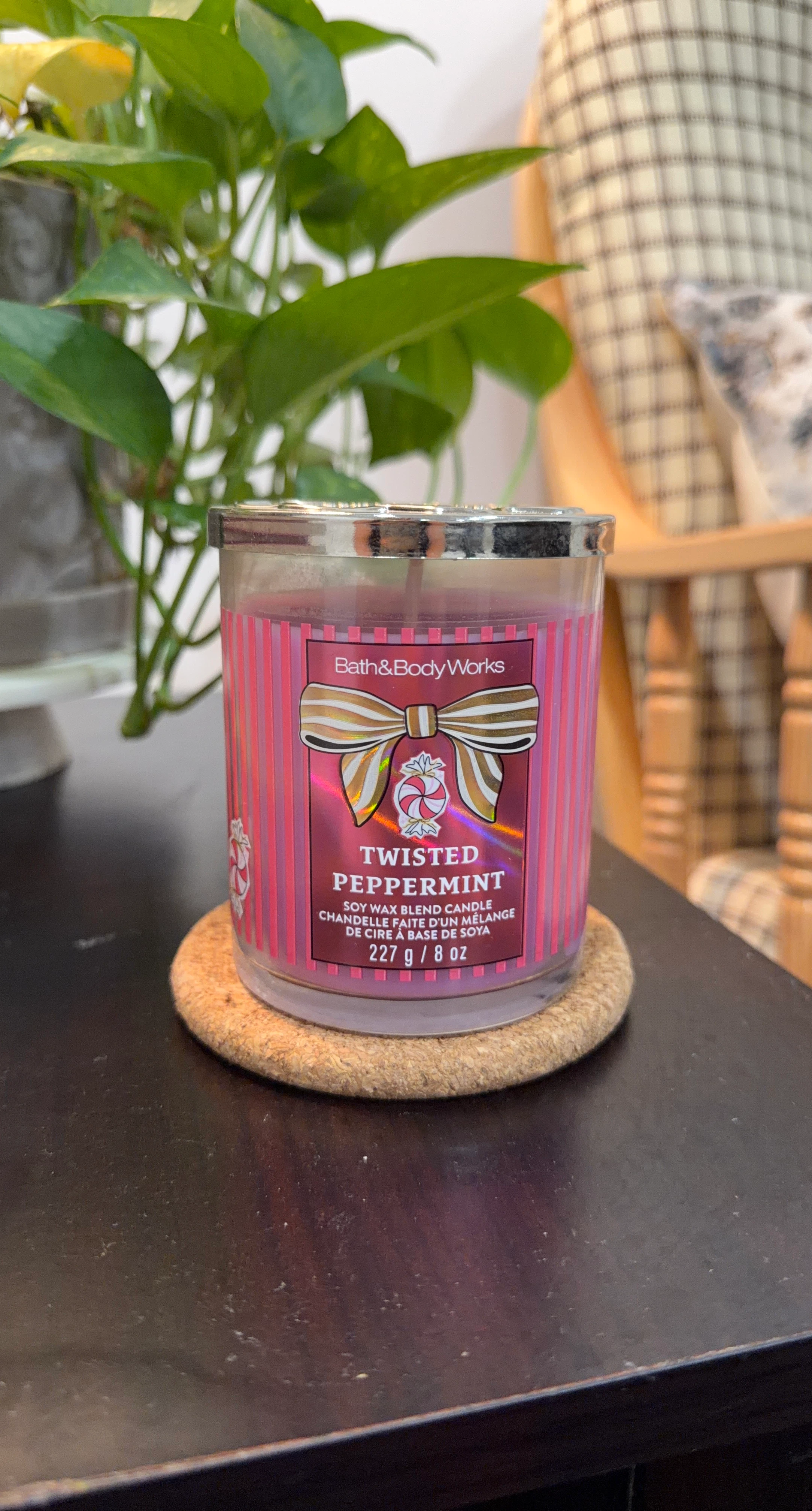 Bath & Body Works Twisted Peppermint Candle
