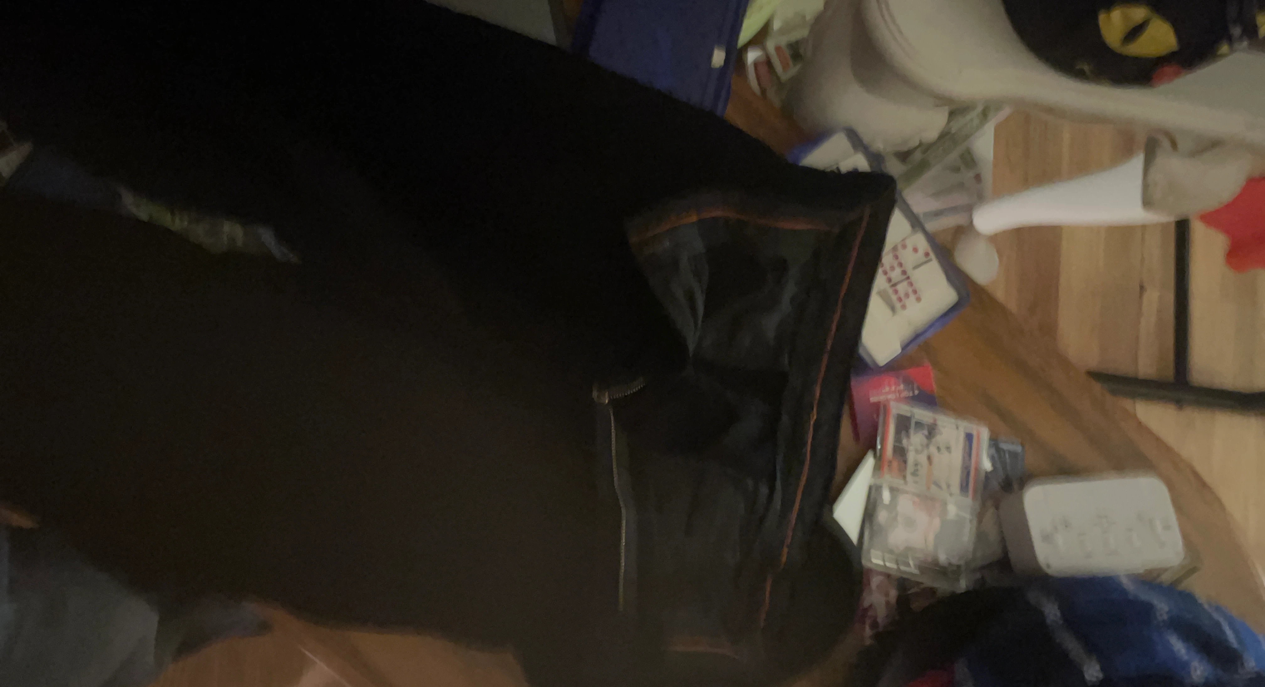 Black denim jeans
