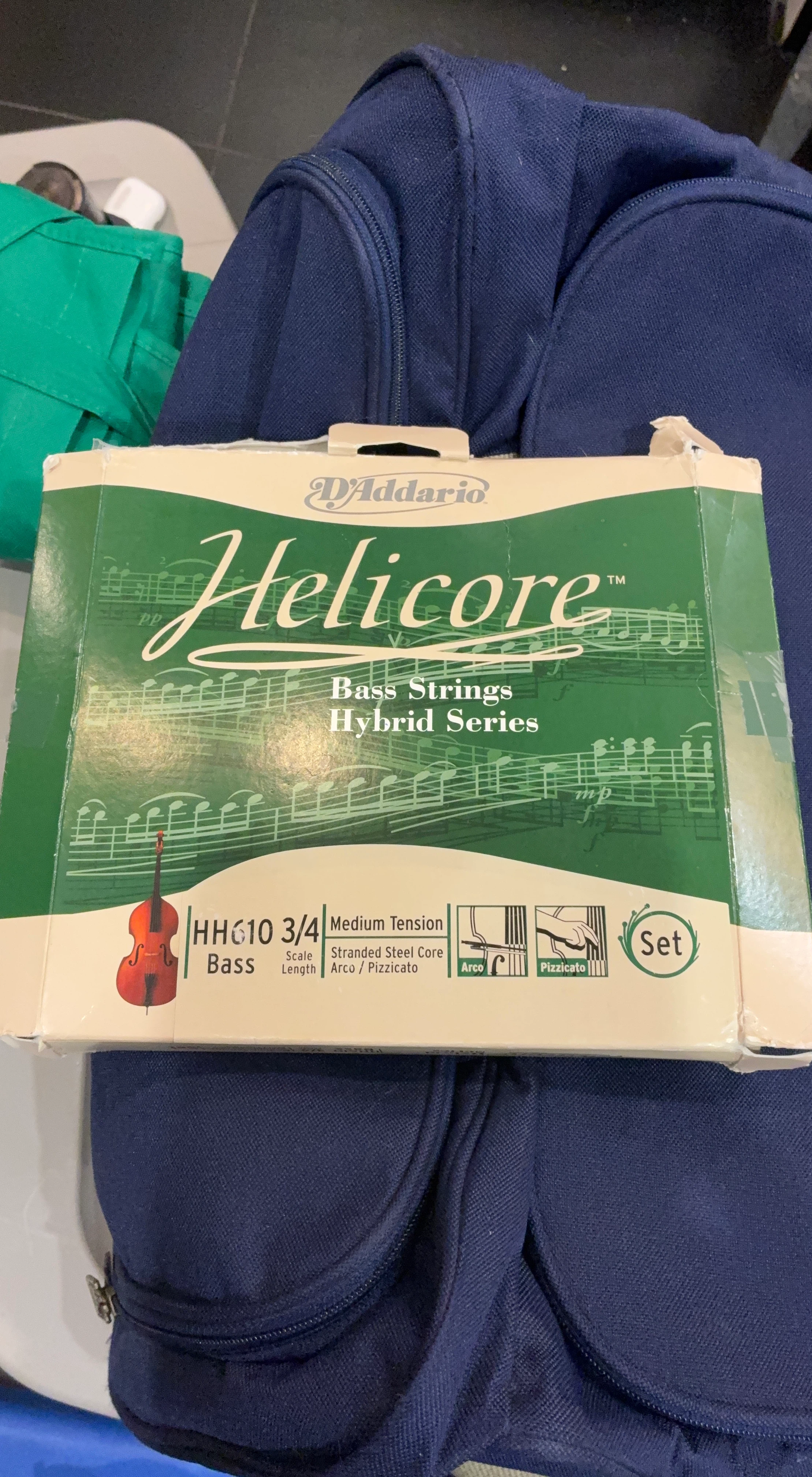 D'Addario Helicore Bass Strings HH610 3/4