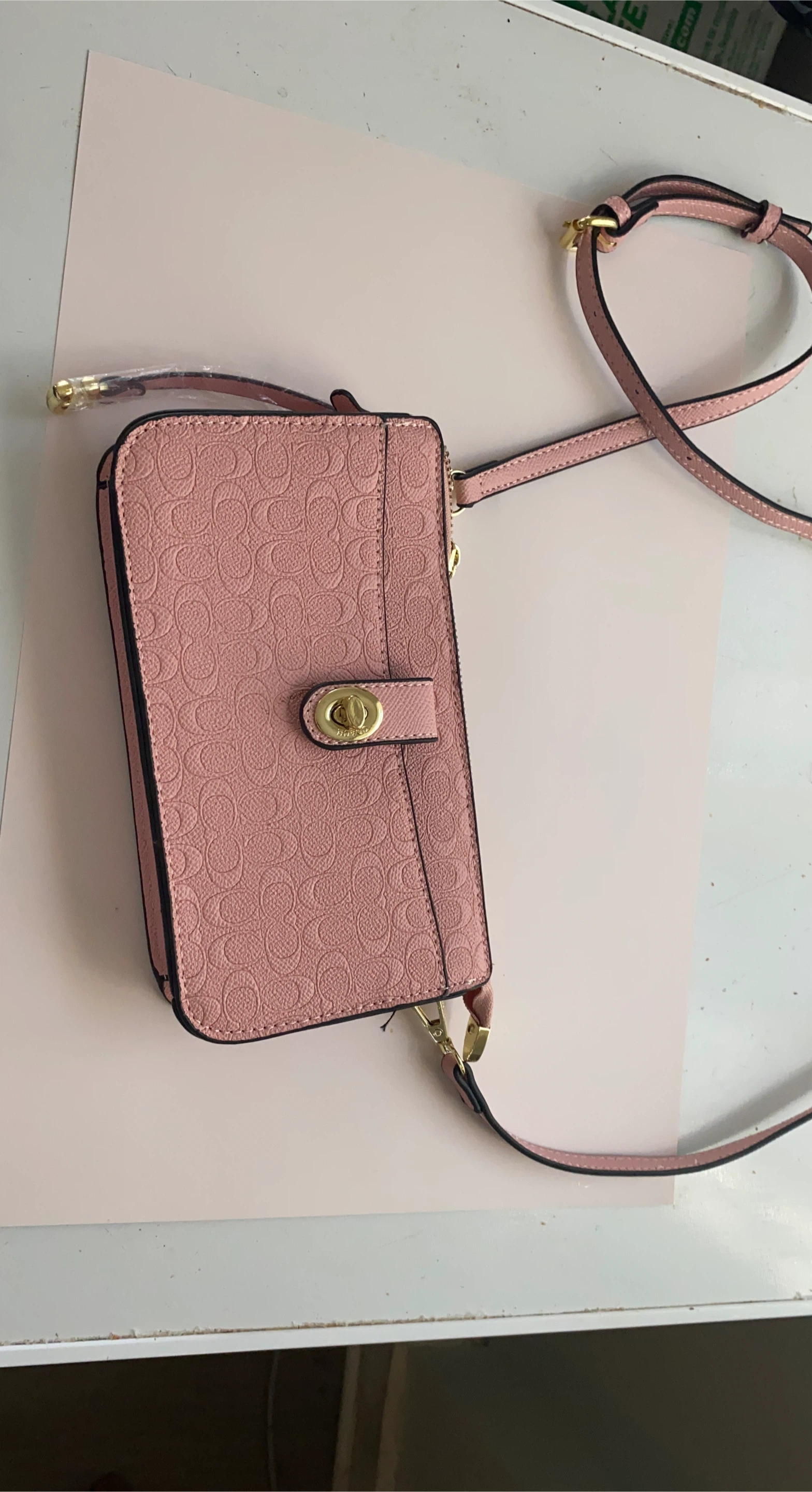 Coach Pink Crossbody Bag