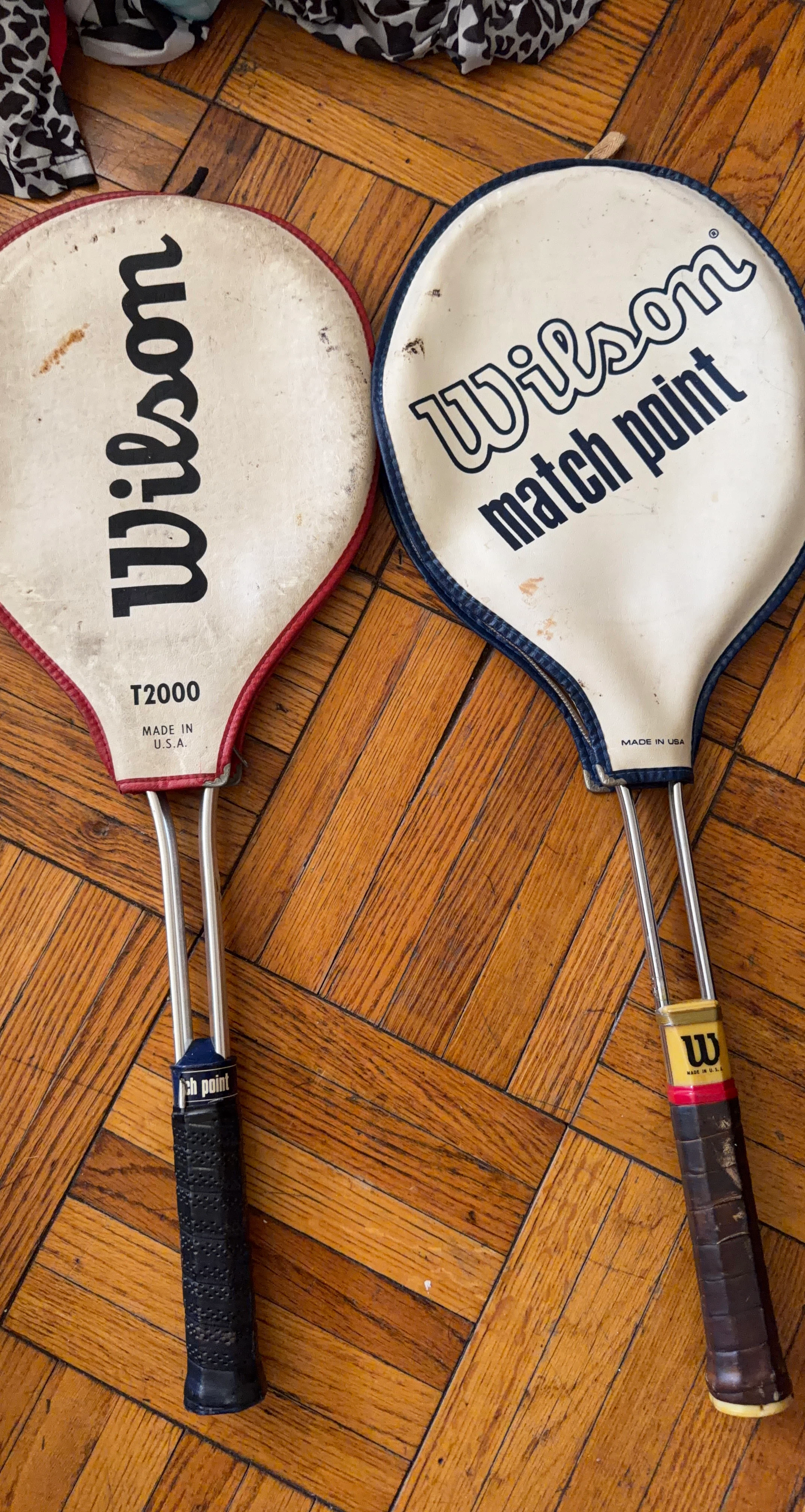 Wilson T2000 and Match Point Tennis Rackets