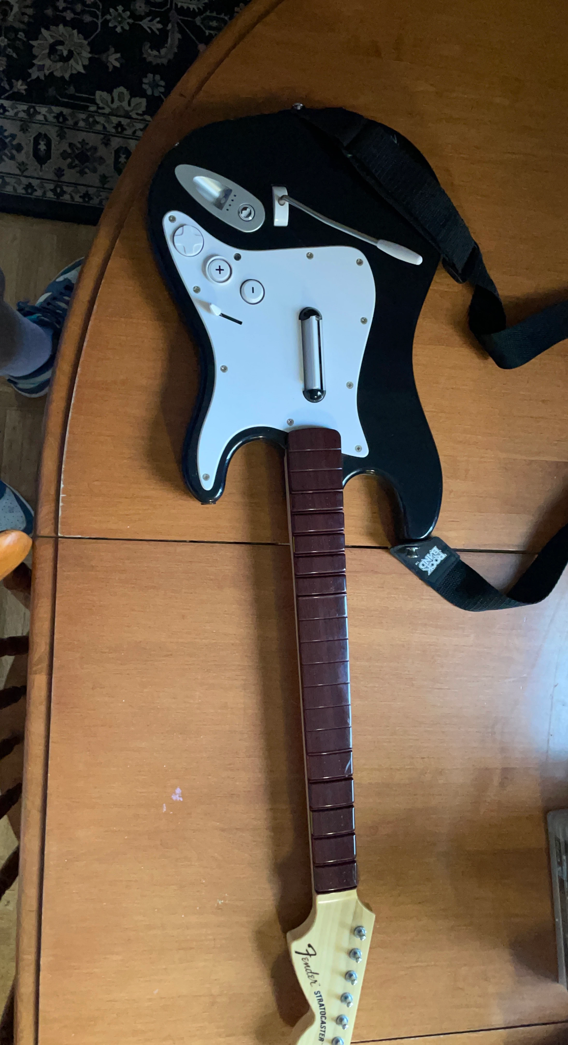Fender Stratocaster Rock Band Guitar Controller Wii. No dongle.