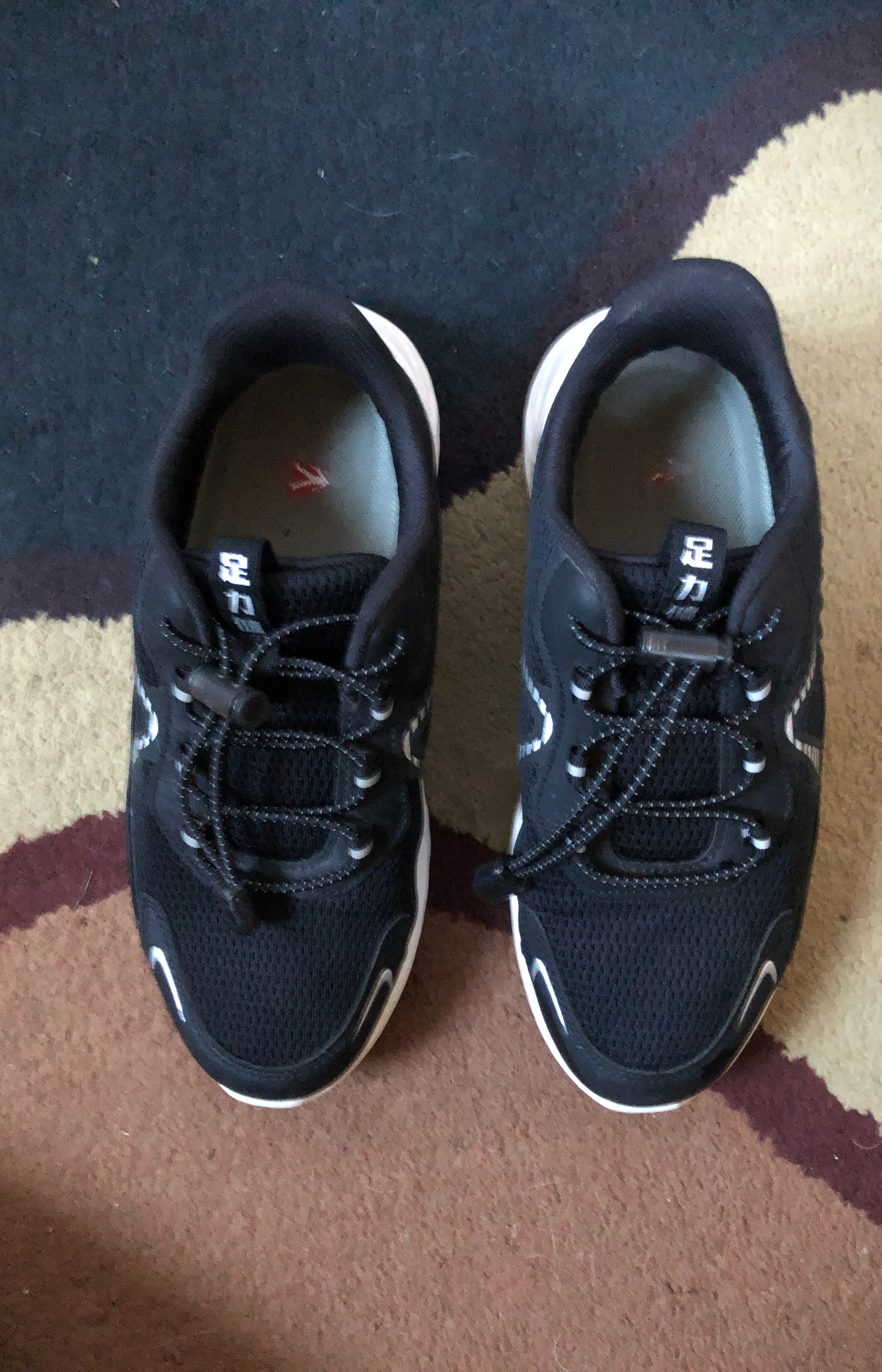 Zuliujian Mesh Walking Shoes Black Size 41