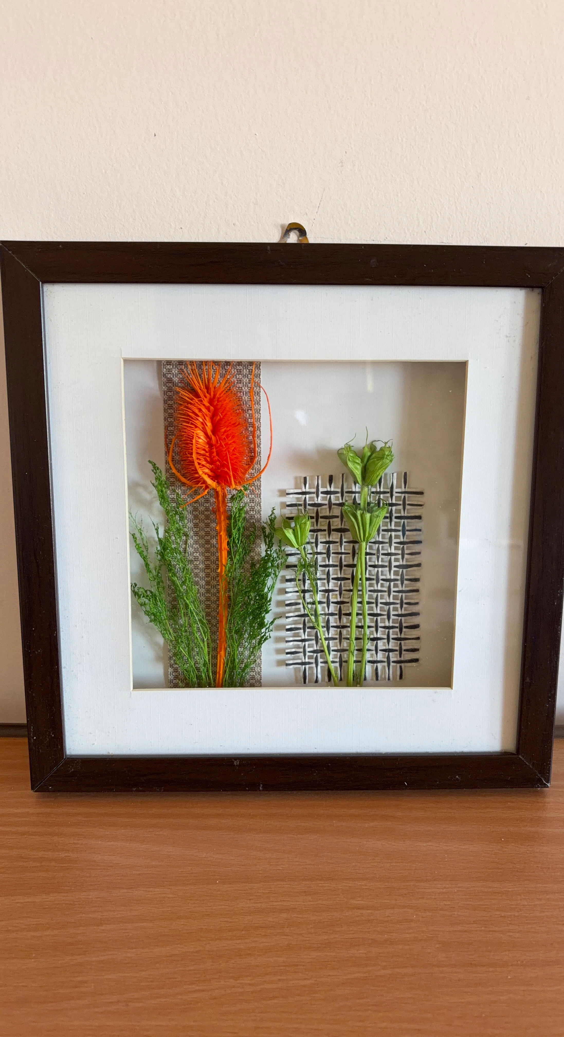 Framed Pressed Flower Wall Art