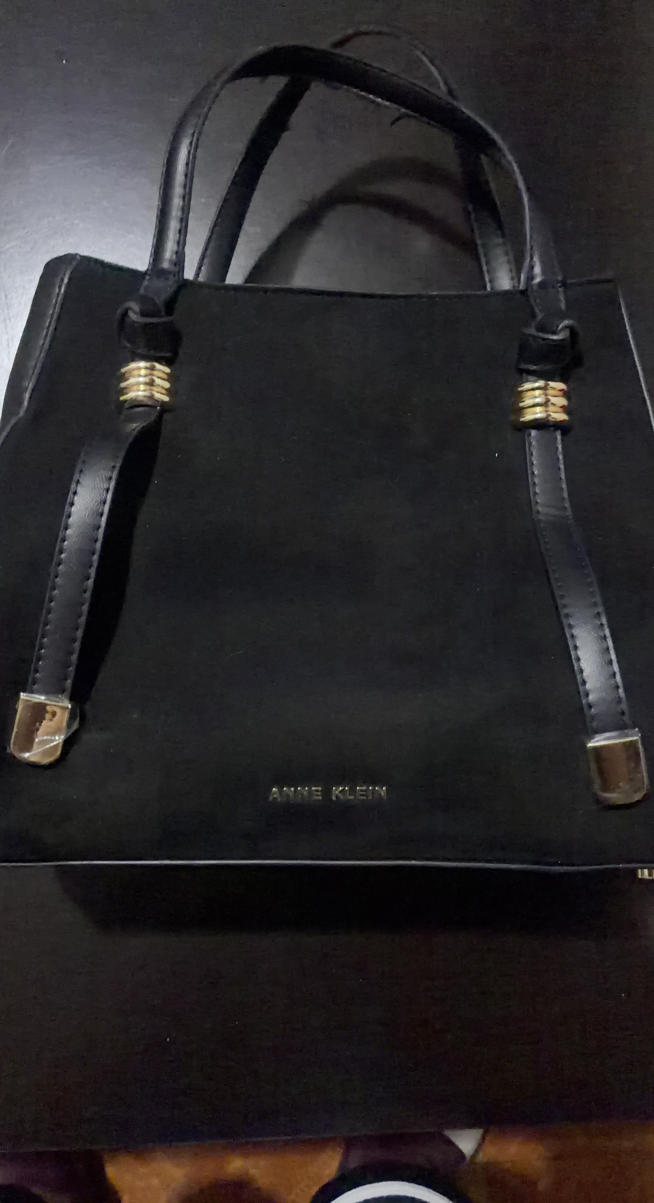 Anne Klein Black Tote Bag