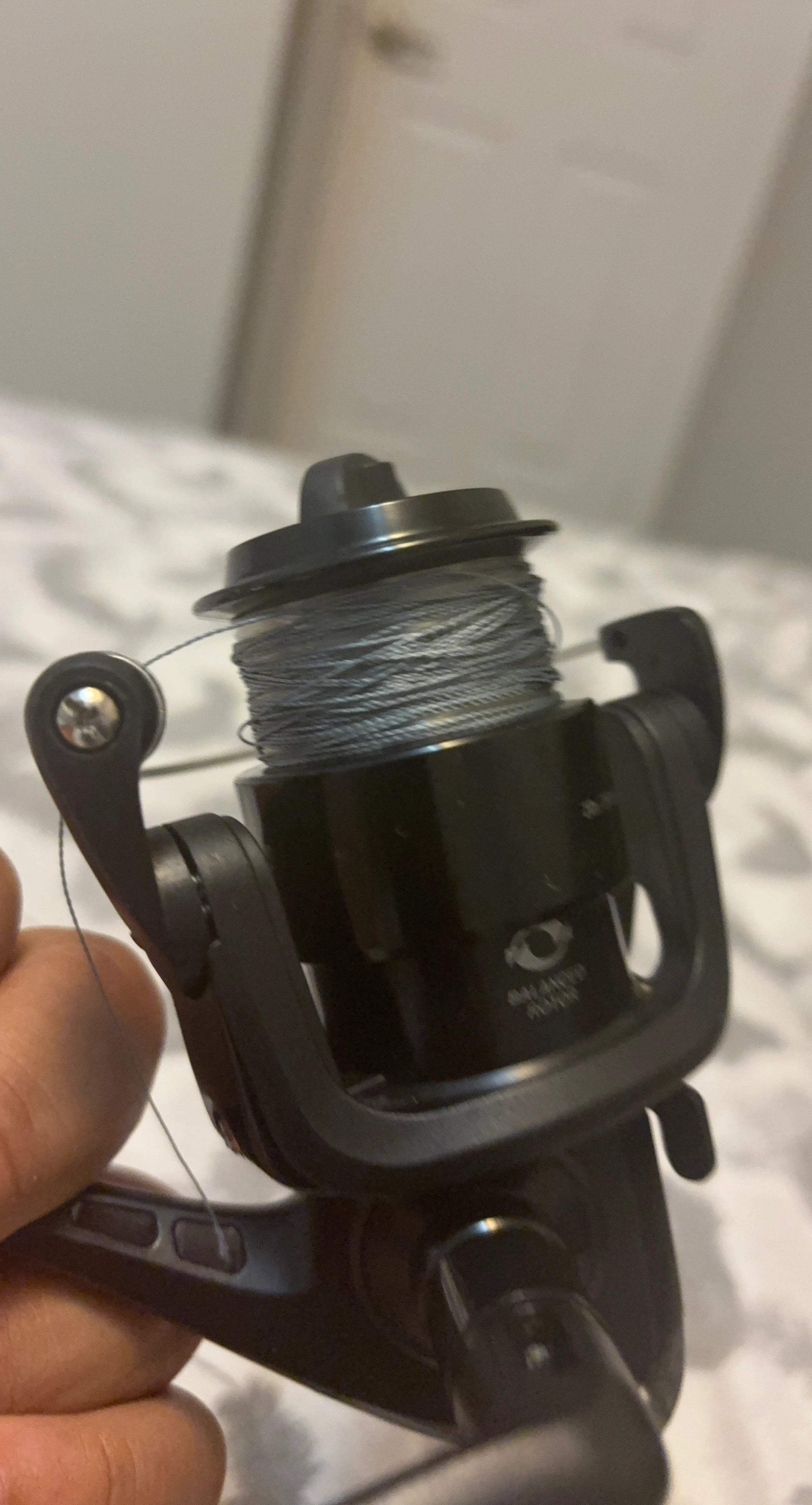 Black Fishing Spinning Reel