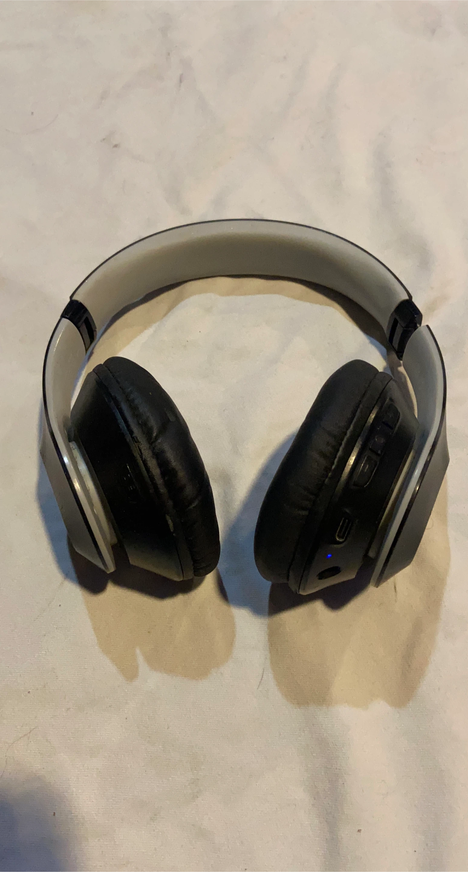 Black and Grey Wireless Headphones (PICK UP ASAP)