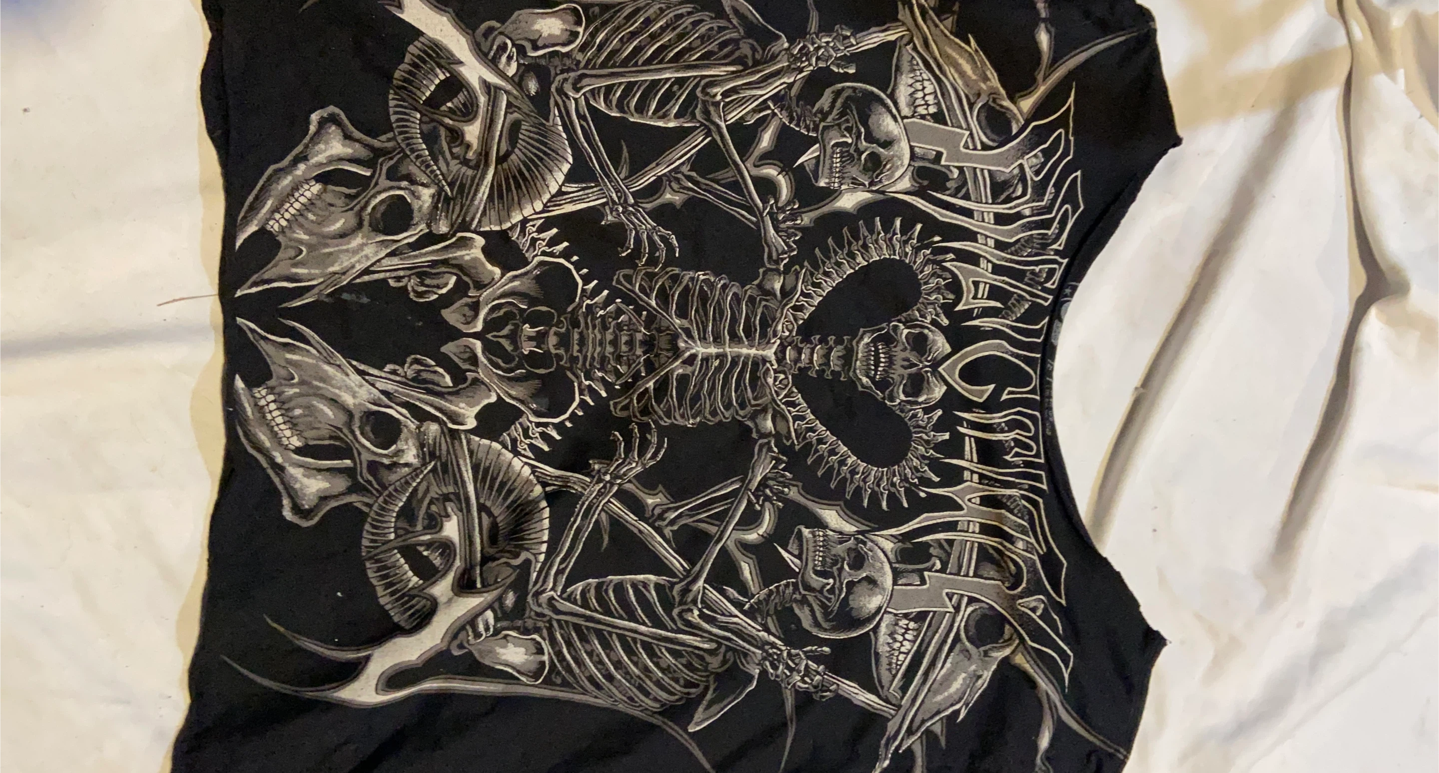 affliction off shoulder T-Shirt size medium