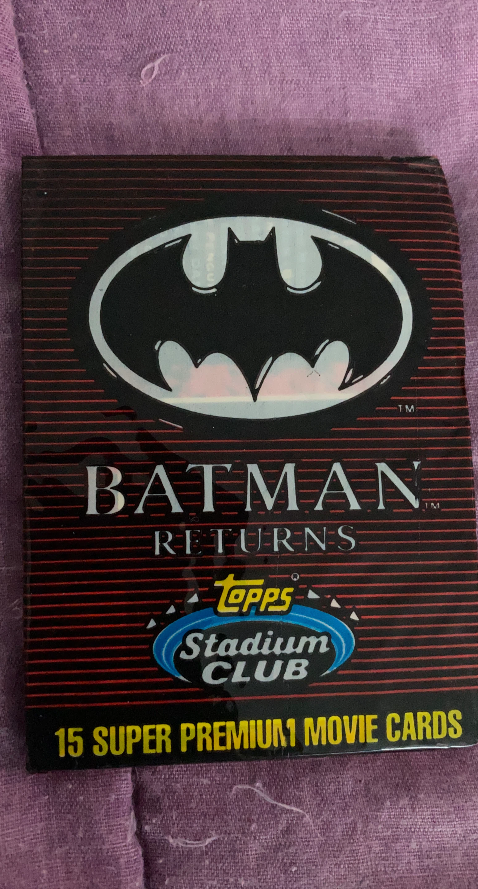 Batman Returns Topps Stadium Club Trading Cards