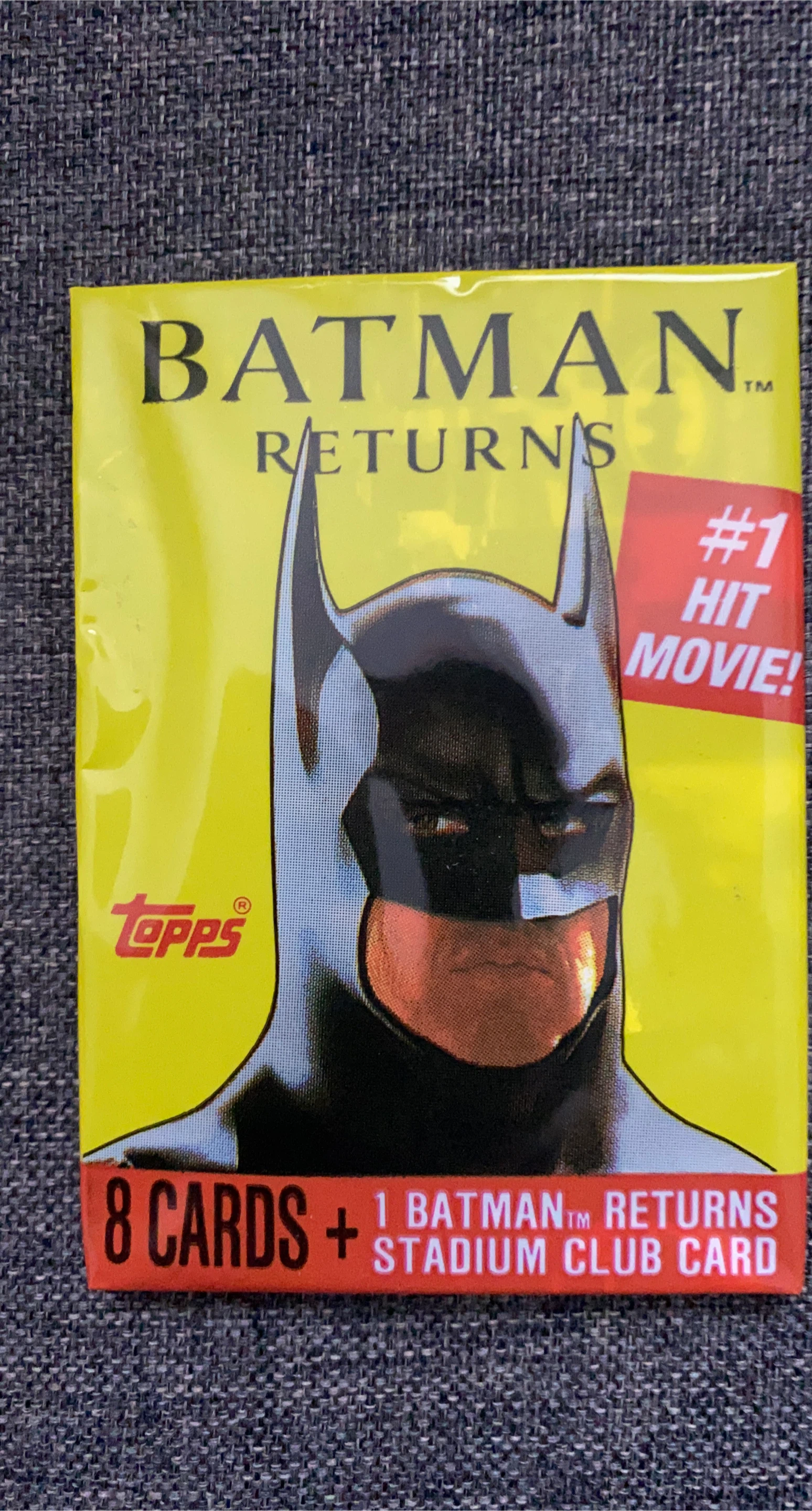 Vintage 1991 Topps Batman Returns Trading Card Pack