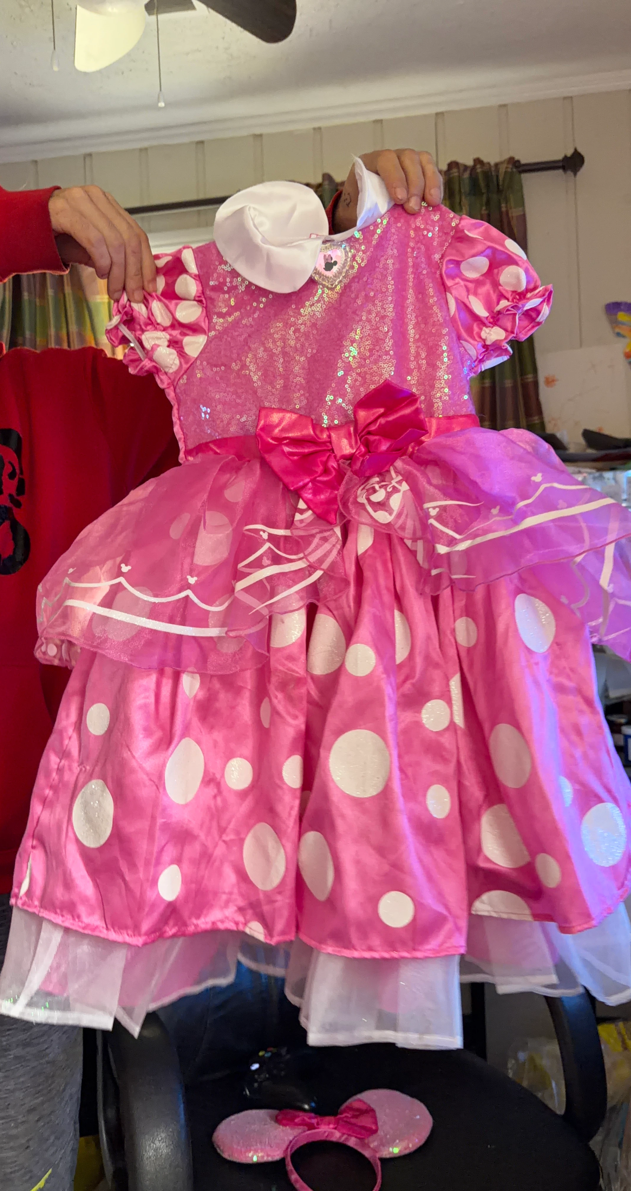 Disney Minnie Mouse Costume XS 3-4