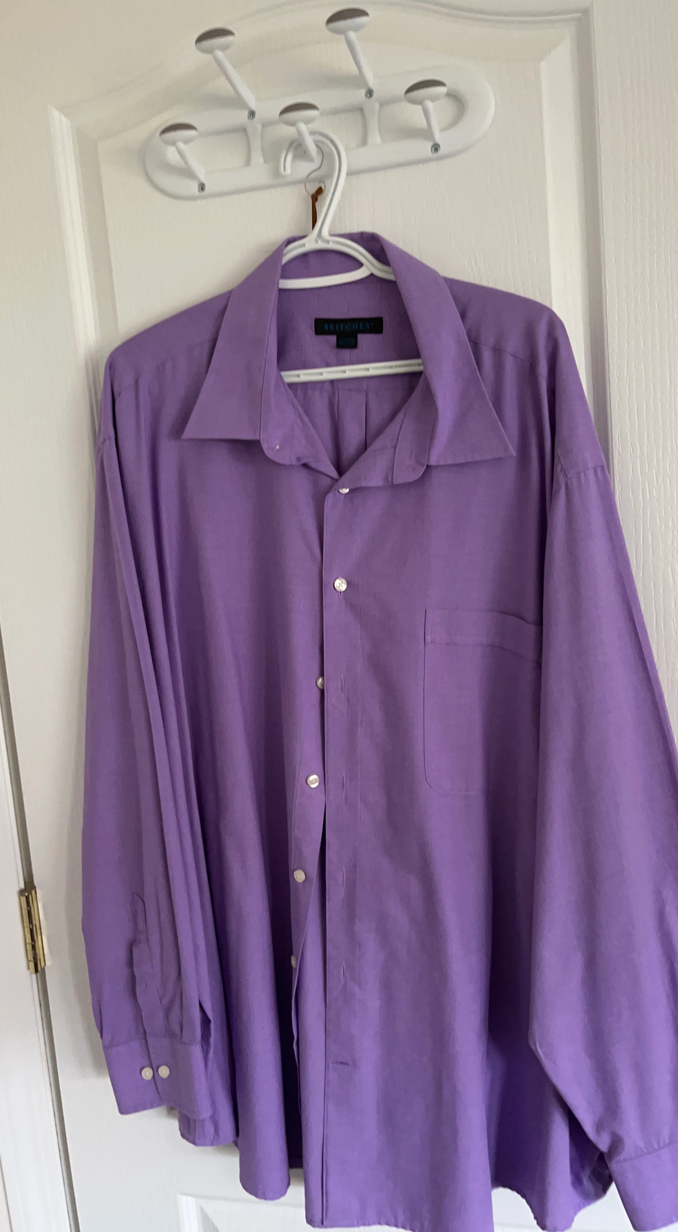 Britches Long Sleeve Purple Shirt