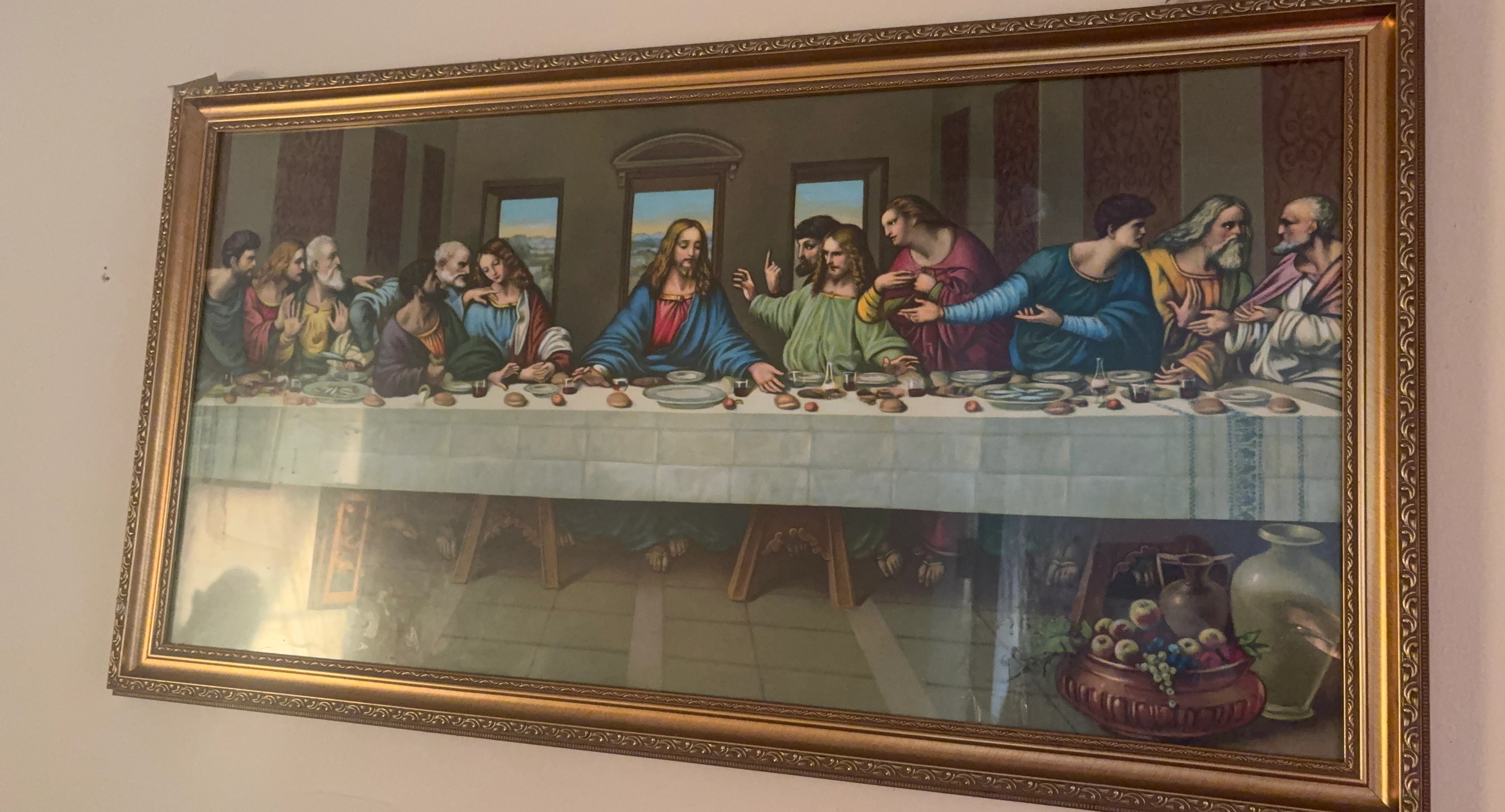 The Last Supper Framed Wall Art