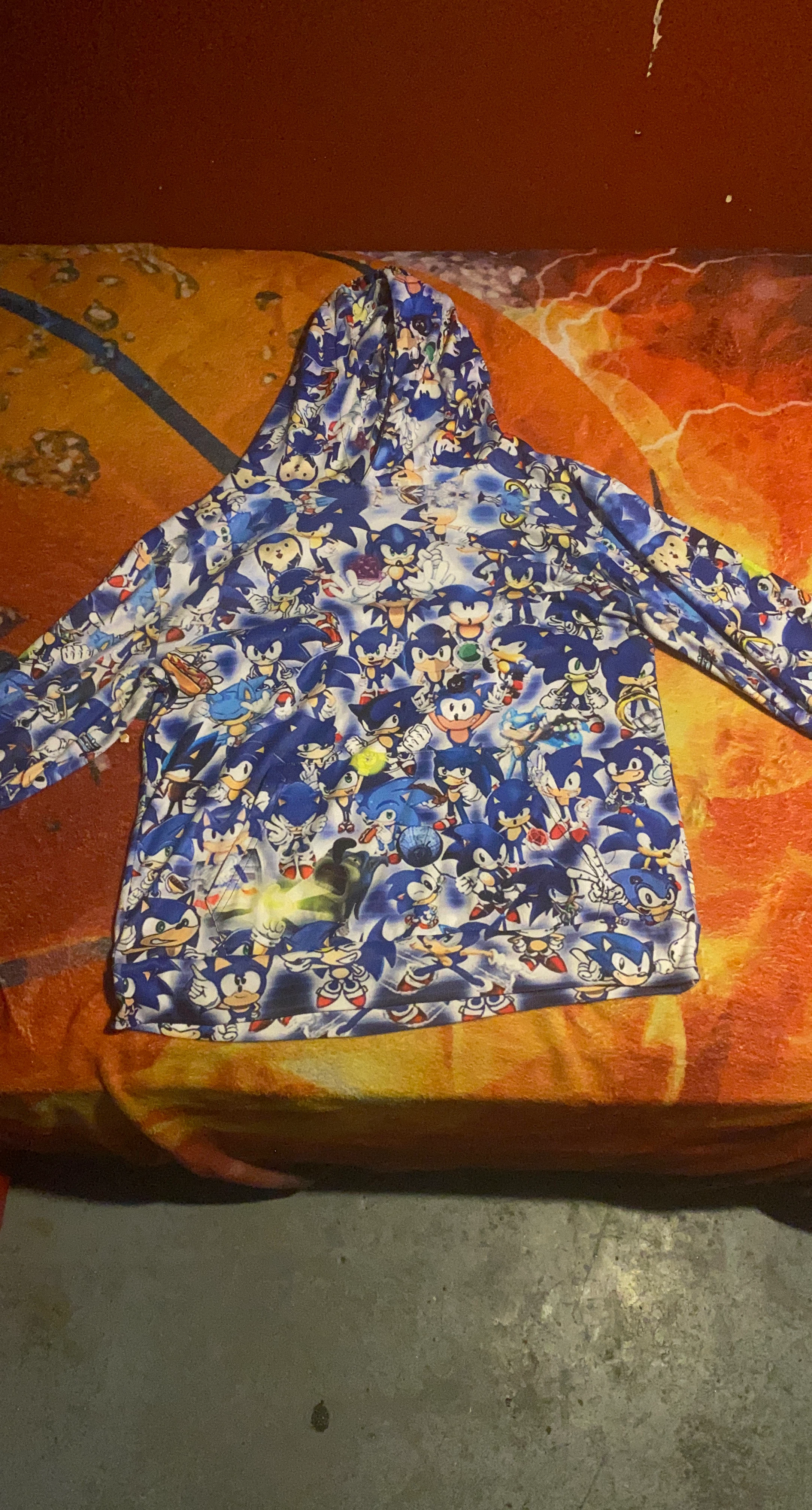 Sonic the Hedgehog All-Over Print Hoodie