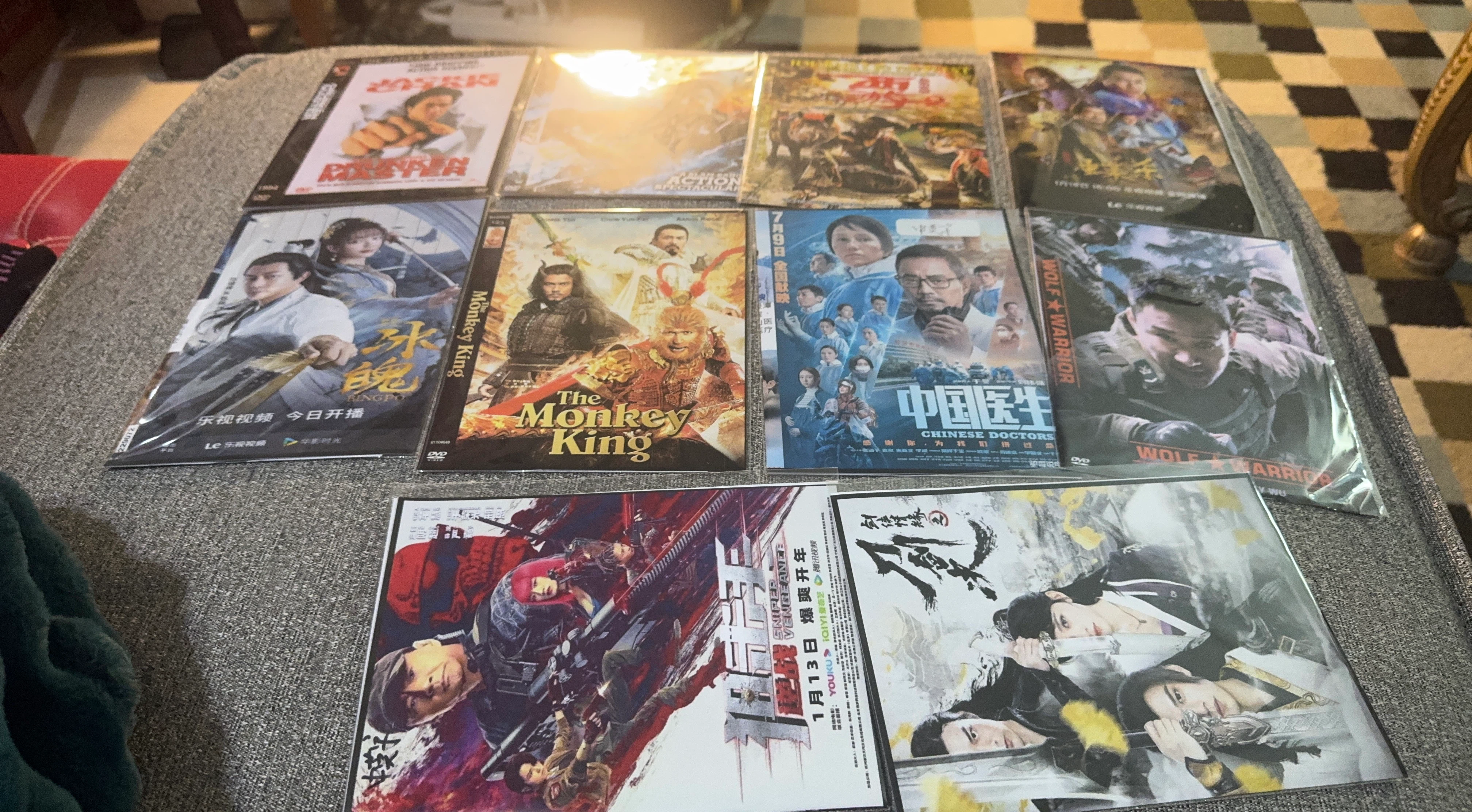 Collection of 10 Chinese Action and Drama DVDs