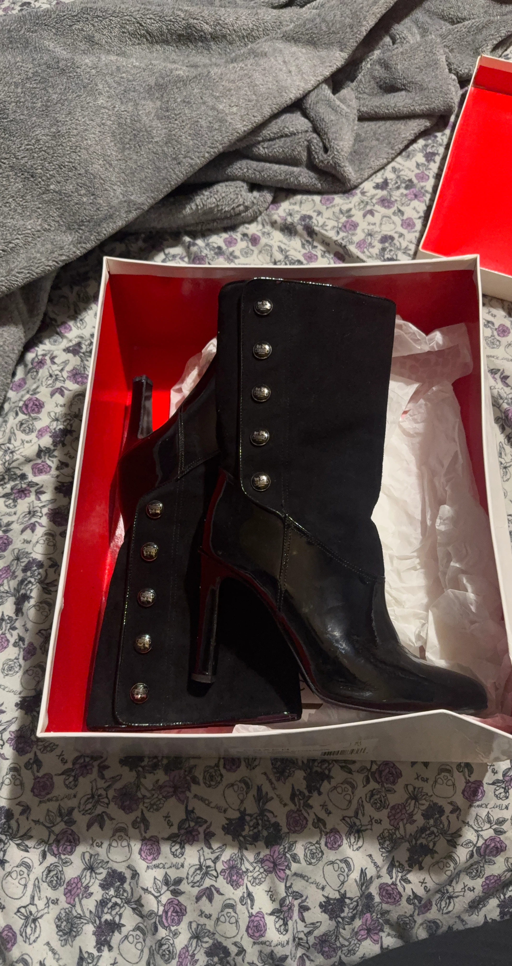 Coach Azalia Boots Black Size 7M
