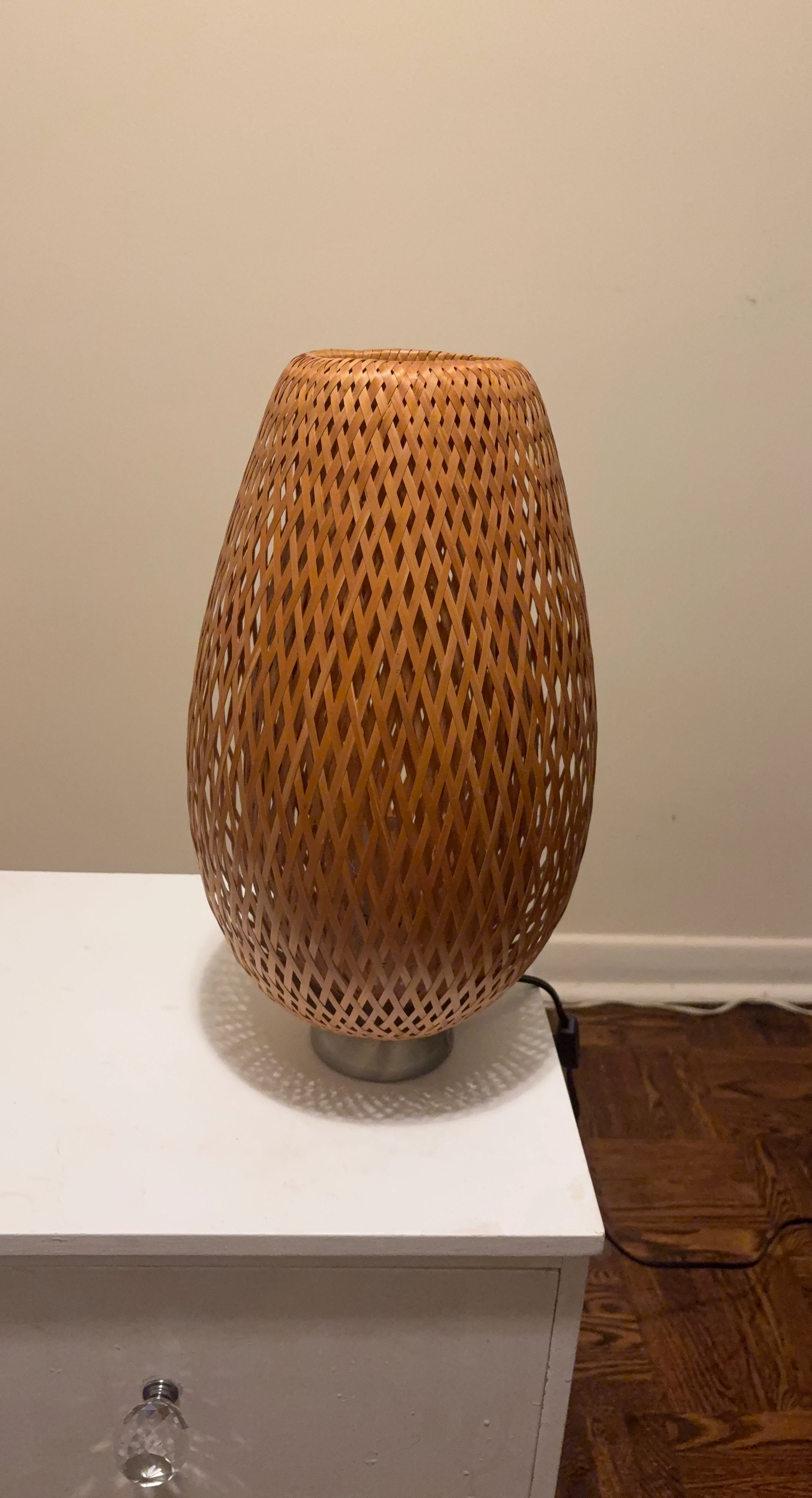 IKEA Knixhult Bamboo Table Lamp