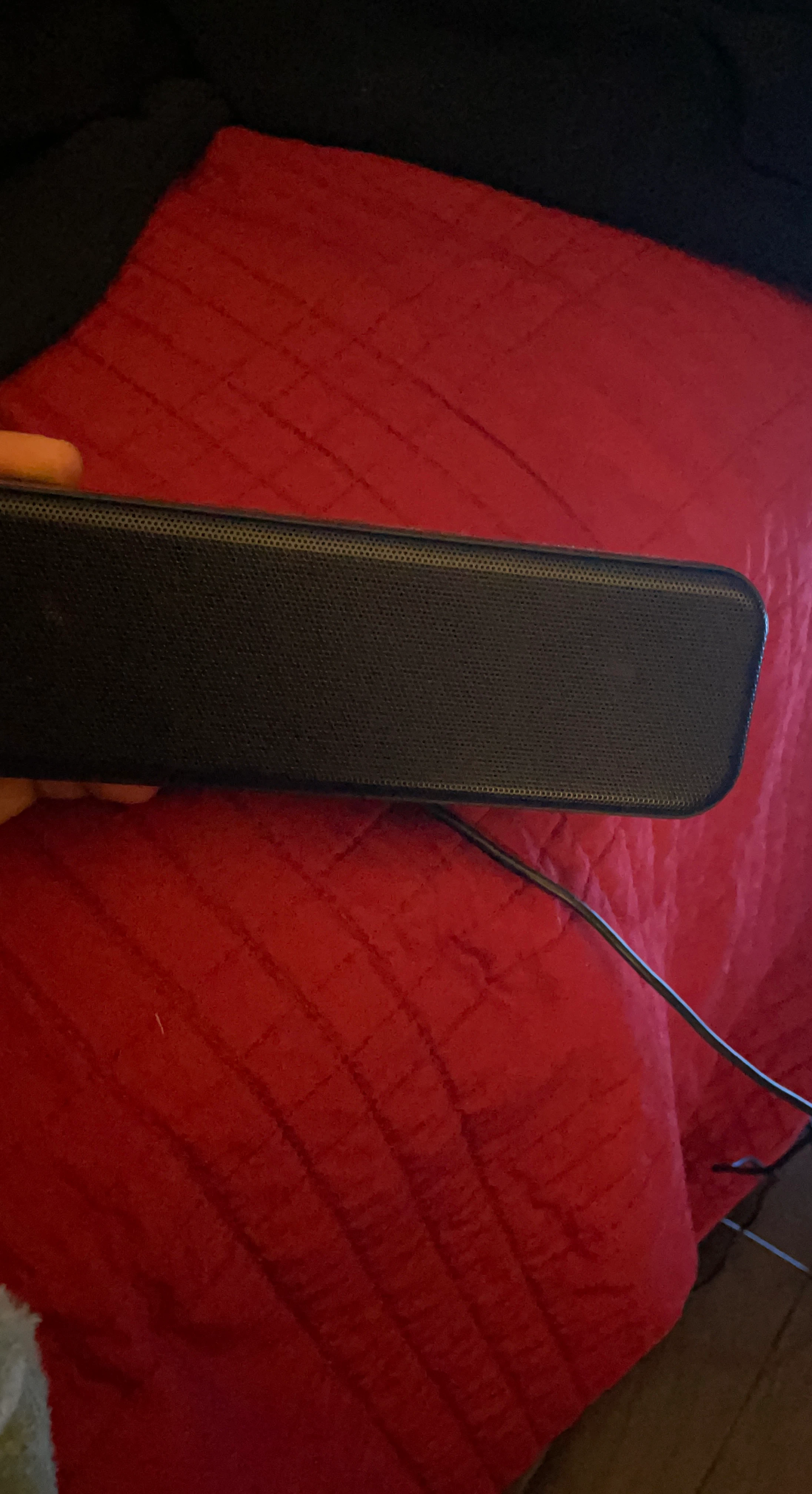 Black Computer Soundbar Speaker