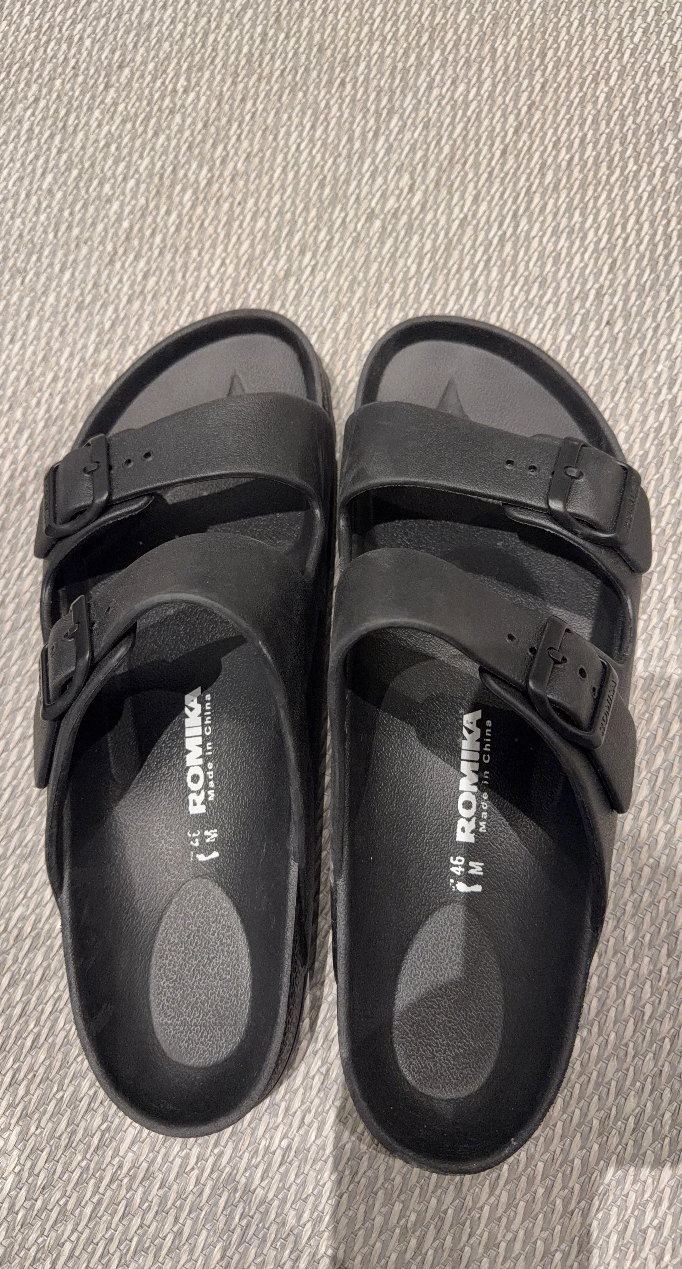 Romika Black Sandals