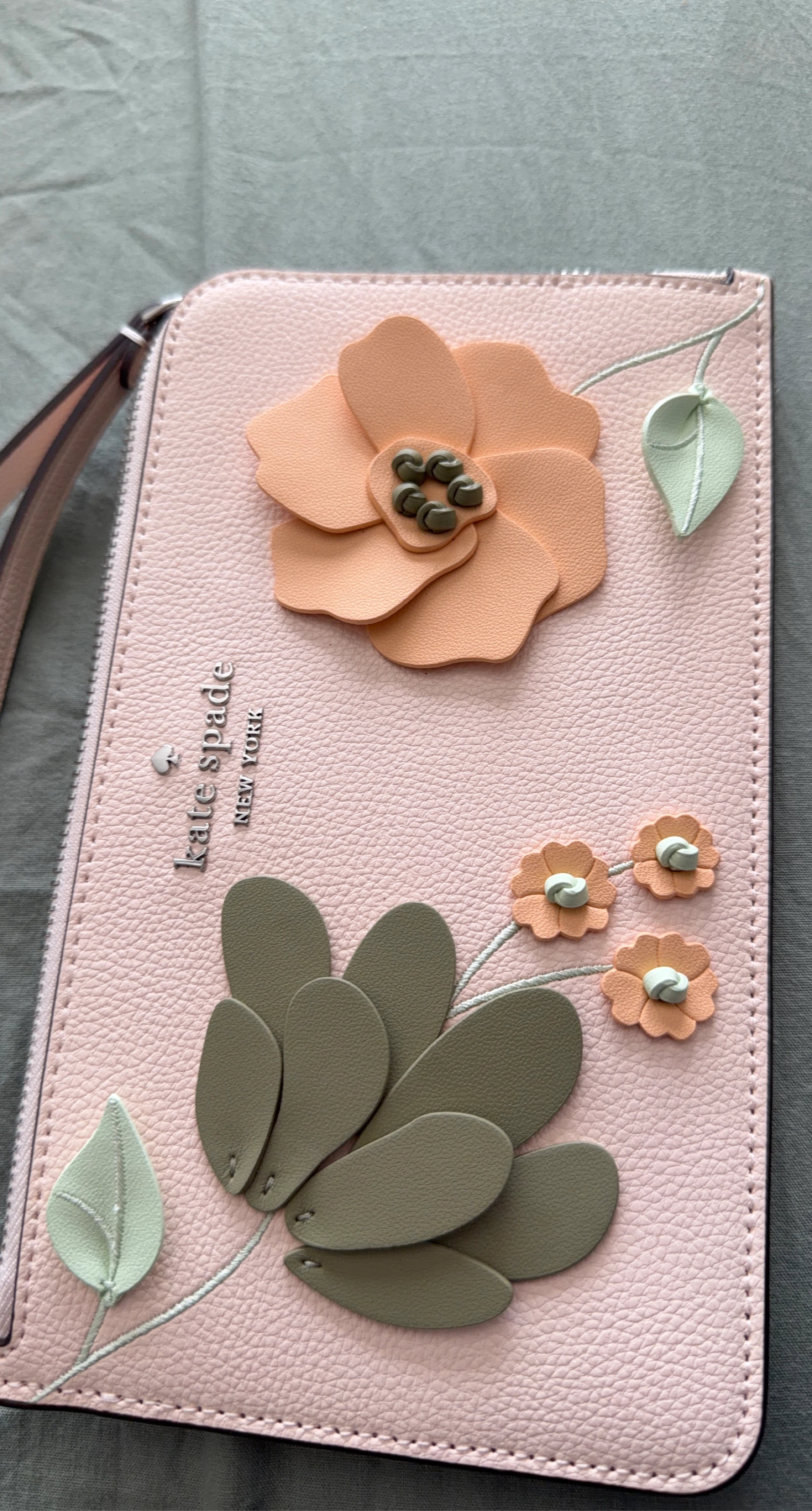 Kate Spade New York Floral Wristlet