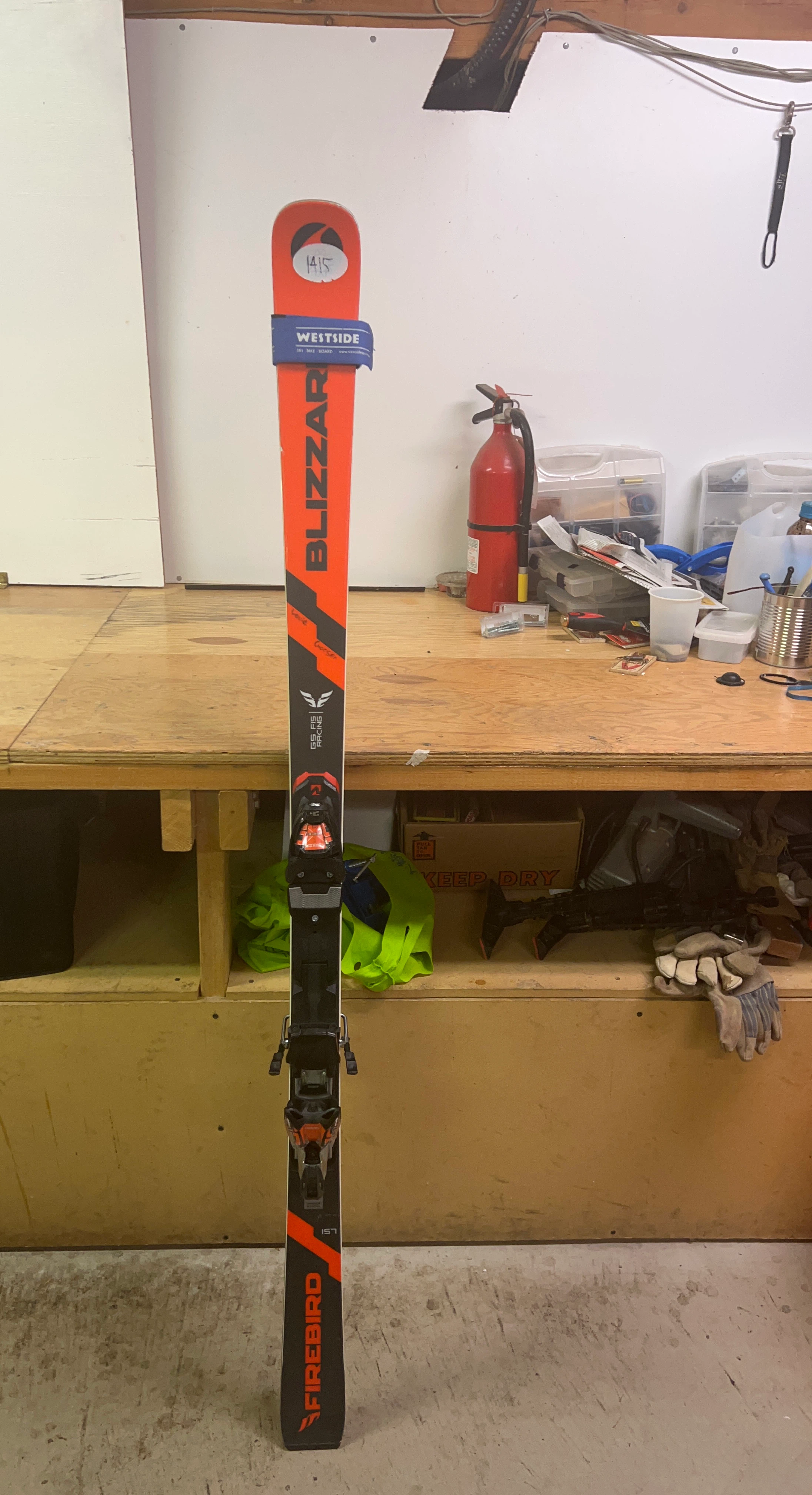 Blizzard Firebird GS FIS Racing Skis - 157cm