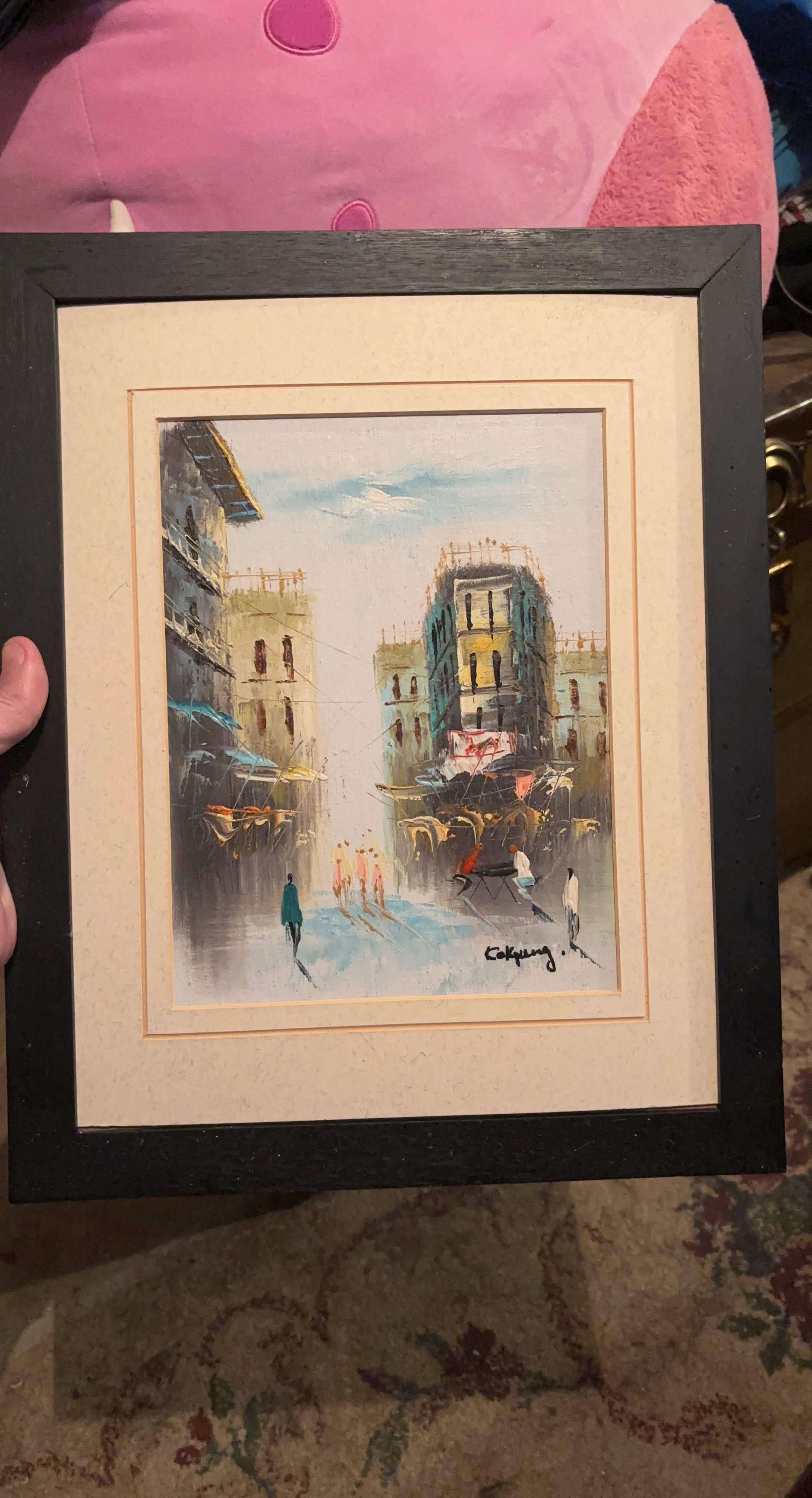 Framed Oil Painting by Cokyung
