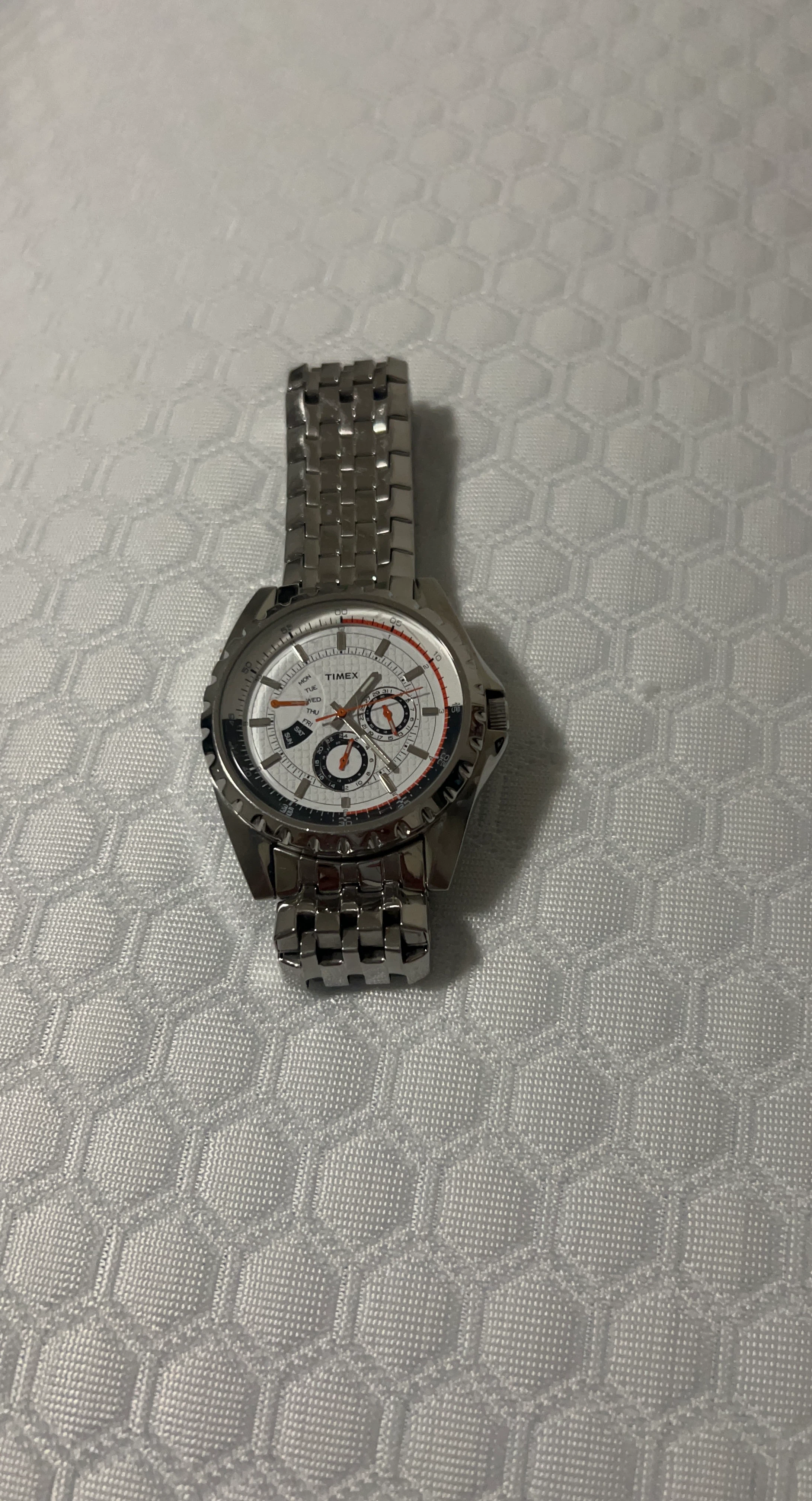 Timex Silver-Tone Multi-Function Watch