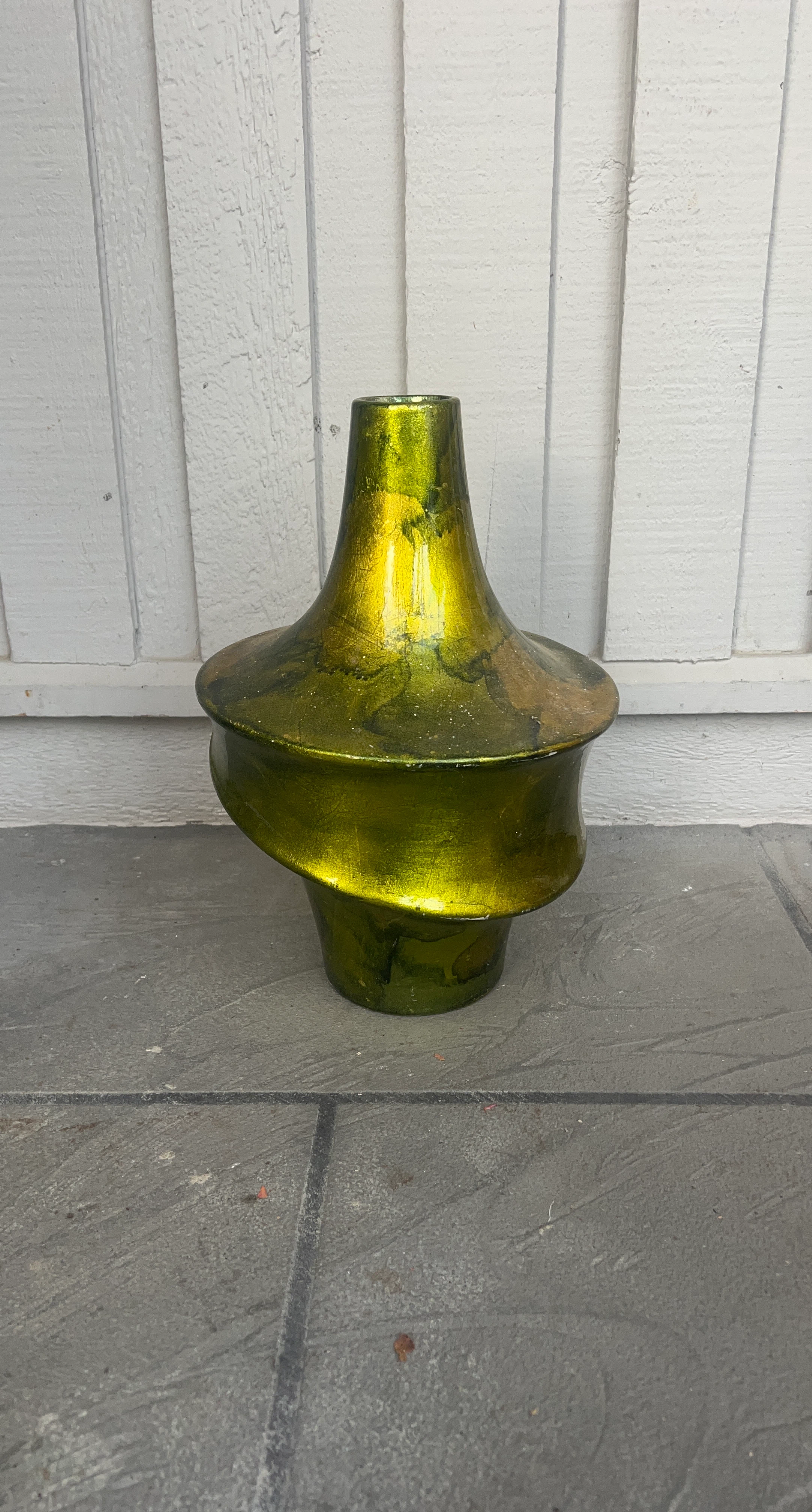 Green Decorative Glass Vase