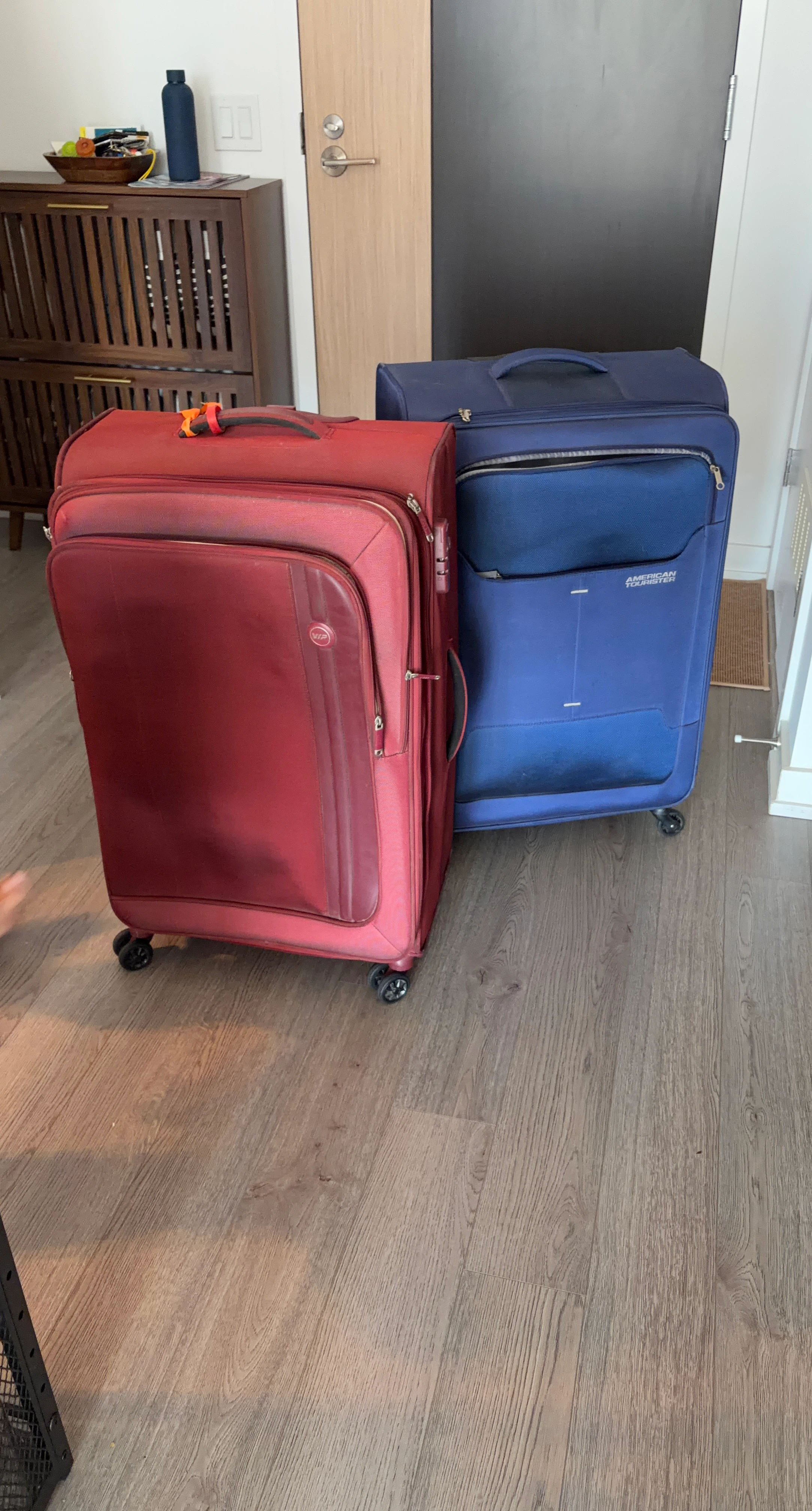 American Tourister and VIP Large Suitcases