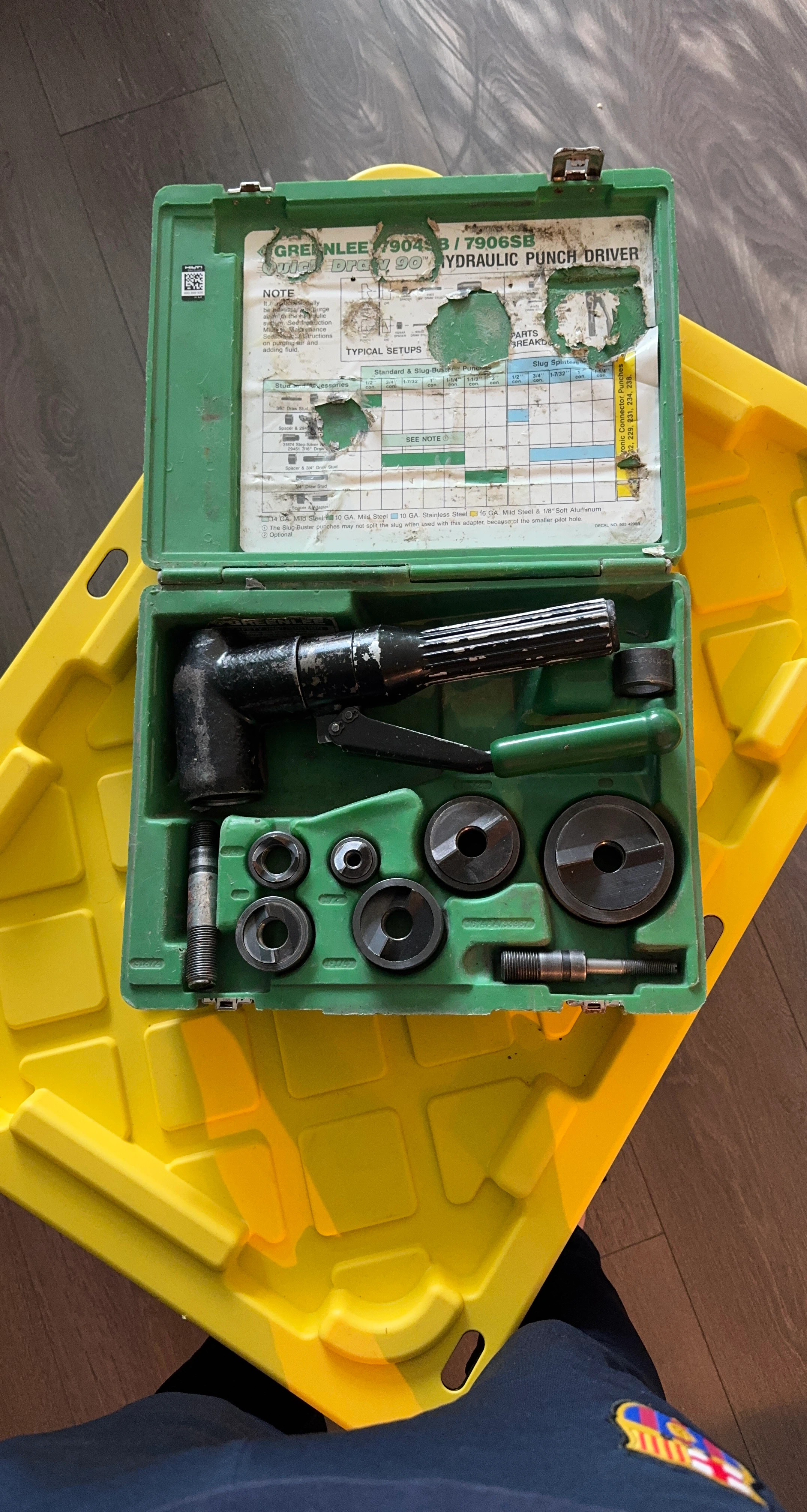 Greenlee 7904SB Quick Draw 90 Hydraulic Punch Driver