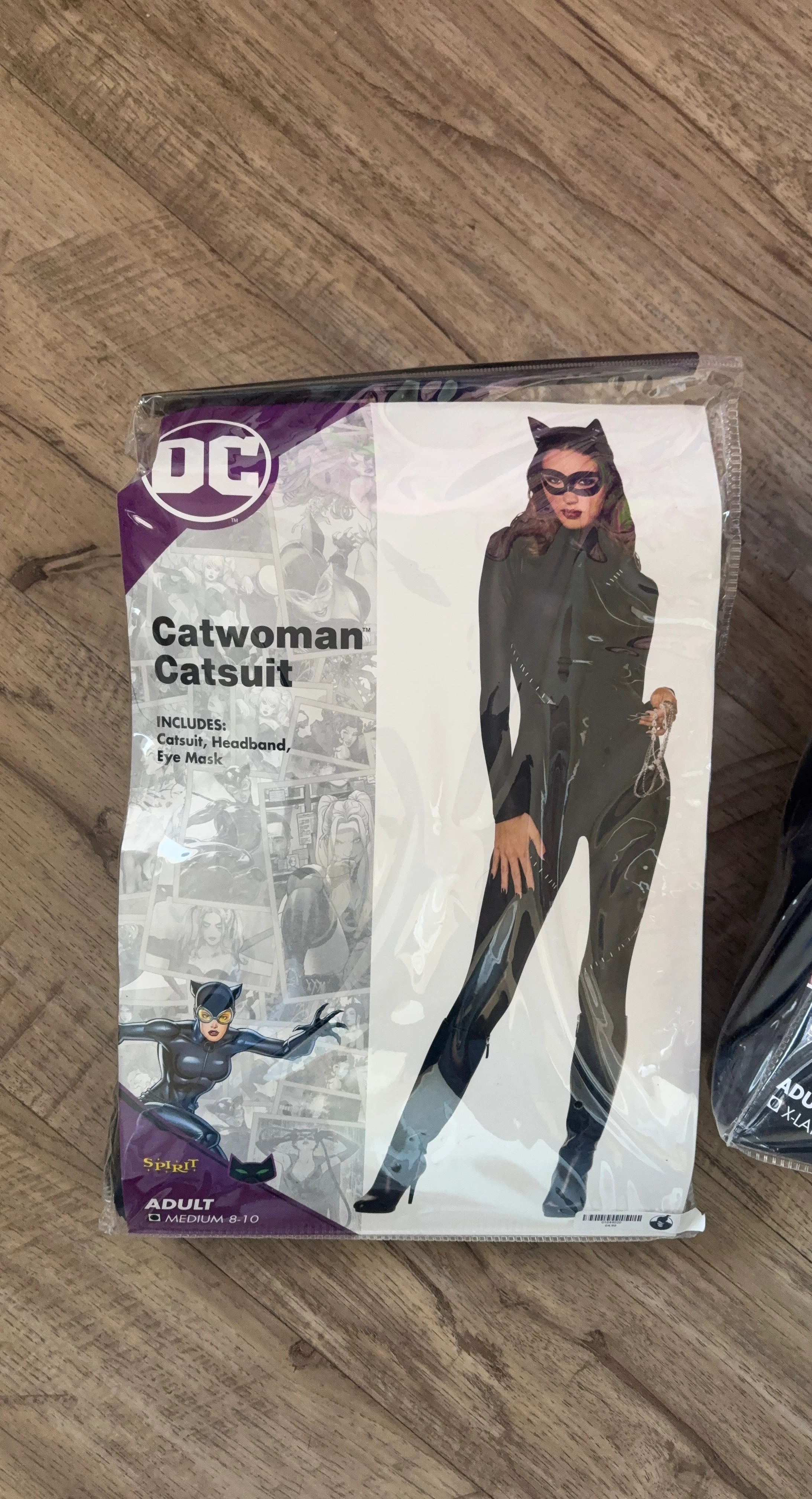 DC Catwoman Catsuit Costume Adult Medium