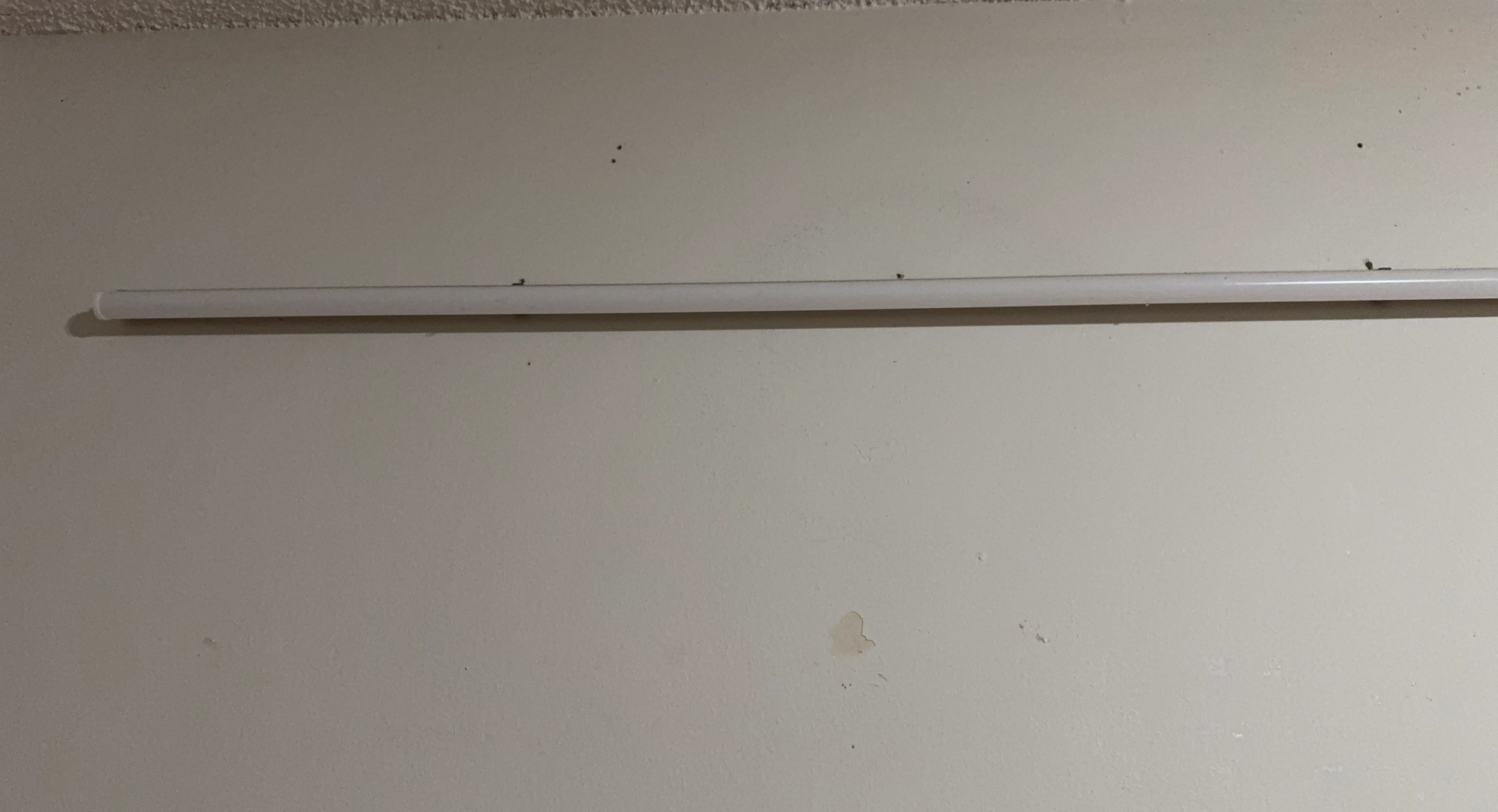 White Curtain Rod