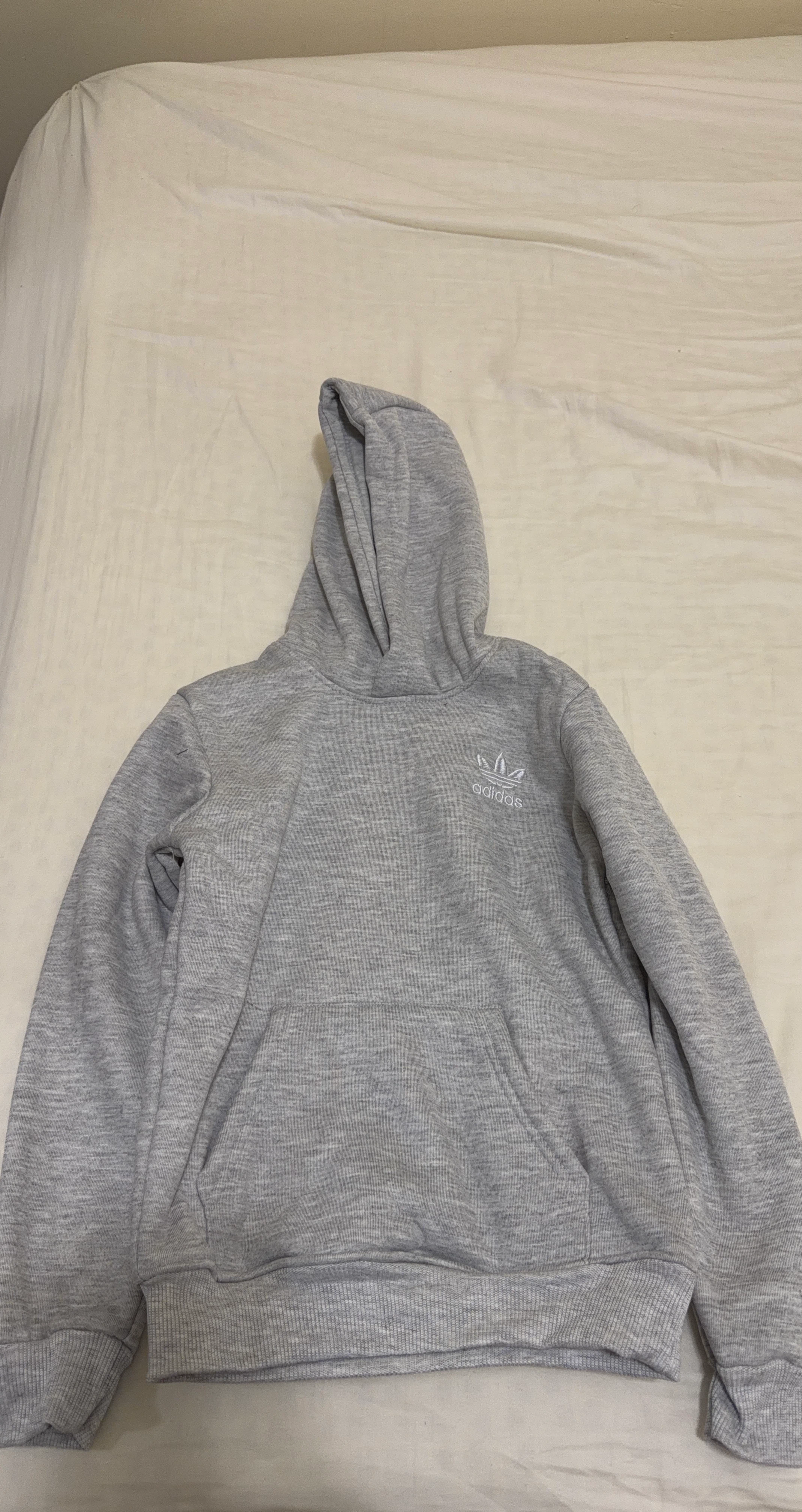 Adidas Trefoil Grey Hoodie