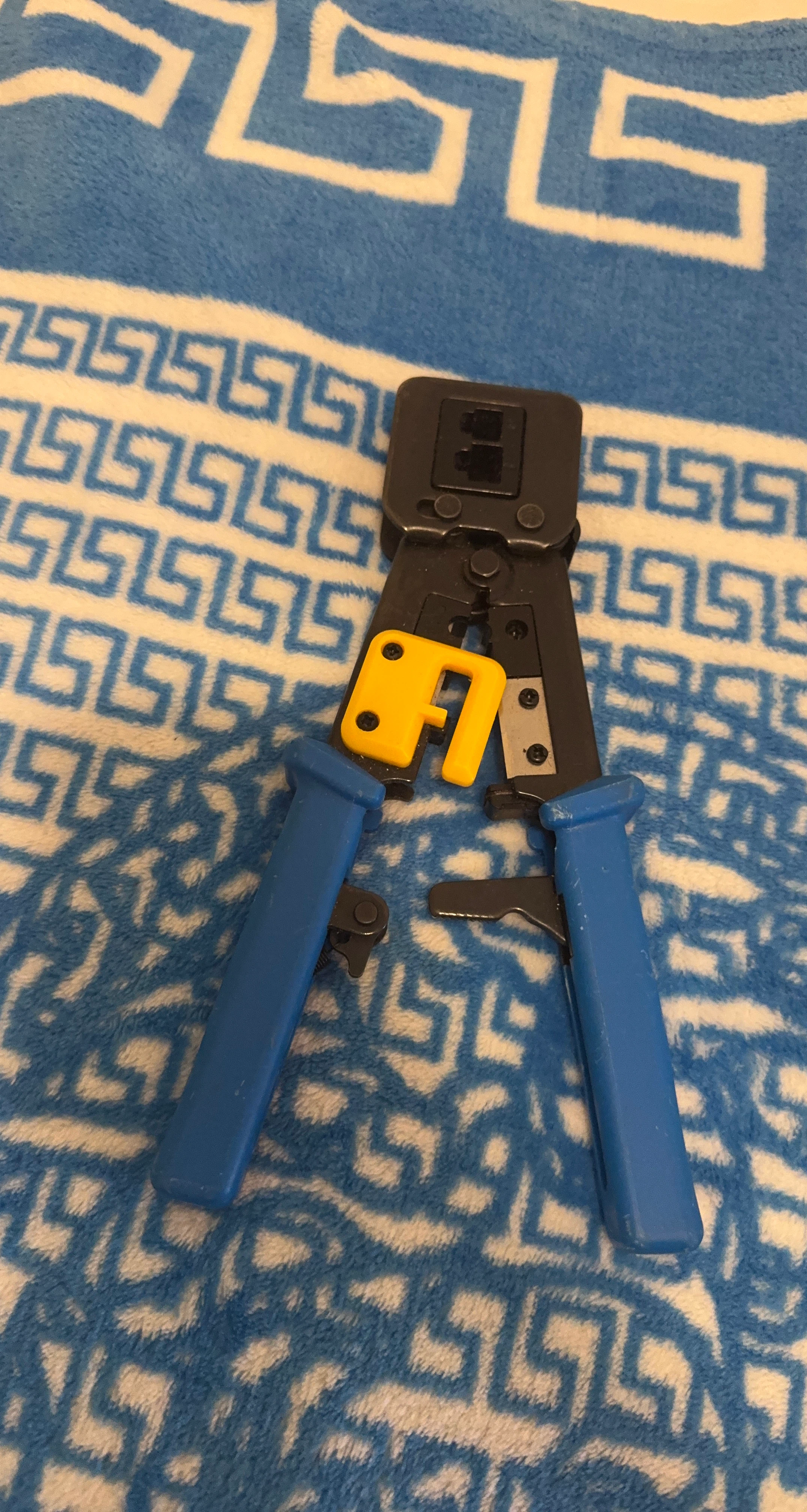 RJ45 Ethernet Cable Crimper Tool
