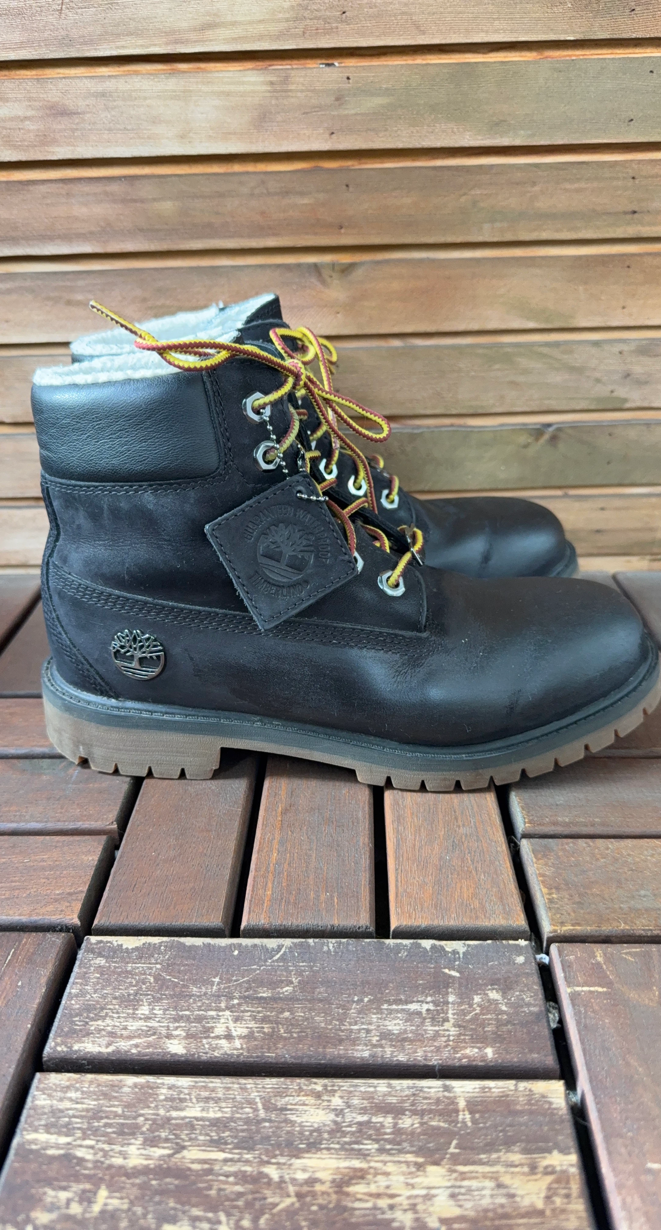 Timberland Black Waterproof Boots - Size 6 US