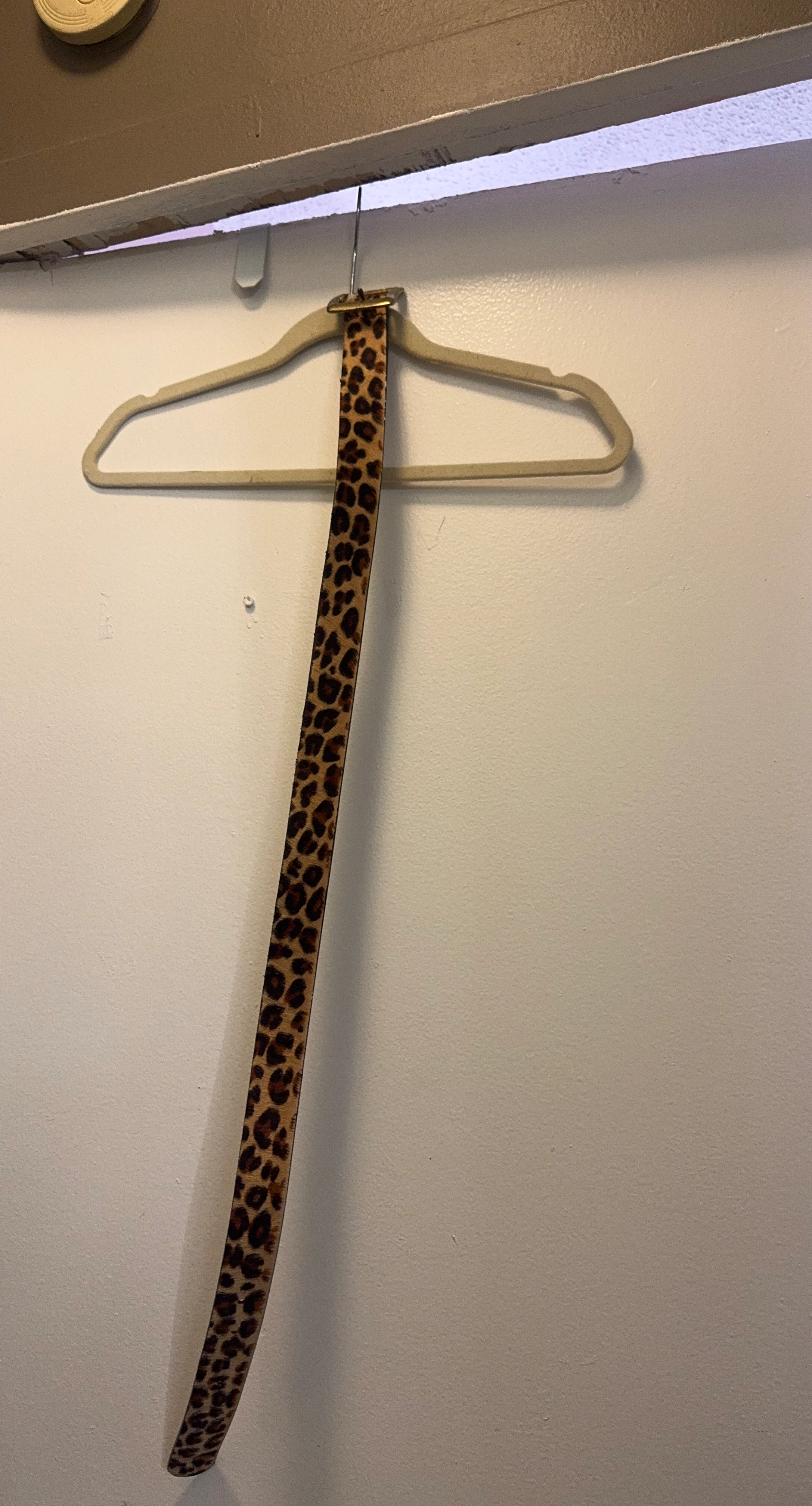 Leopard Print Belt