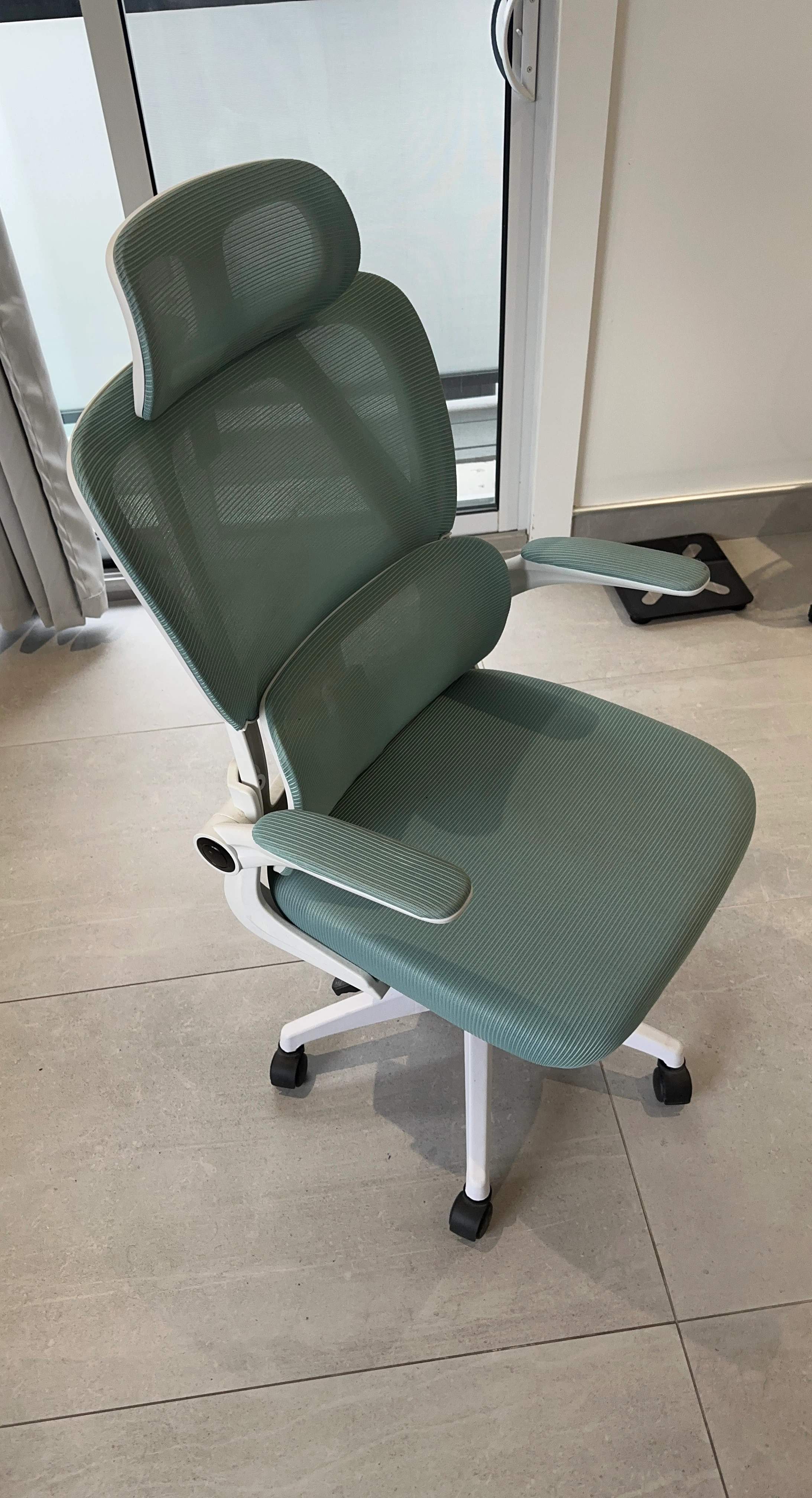 Ergonomic Mesh Office Chair in Mint Green
