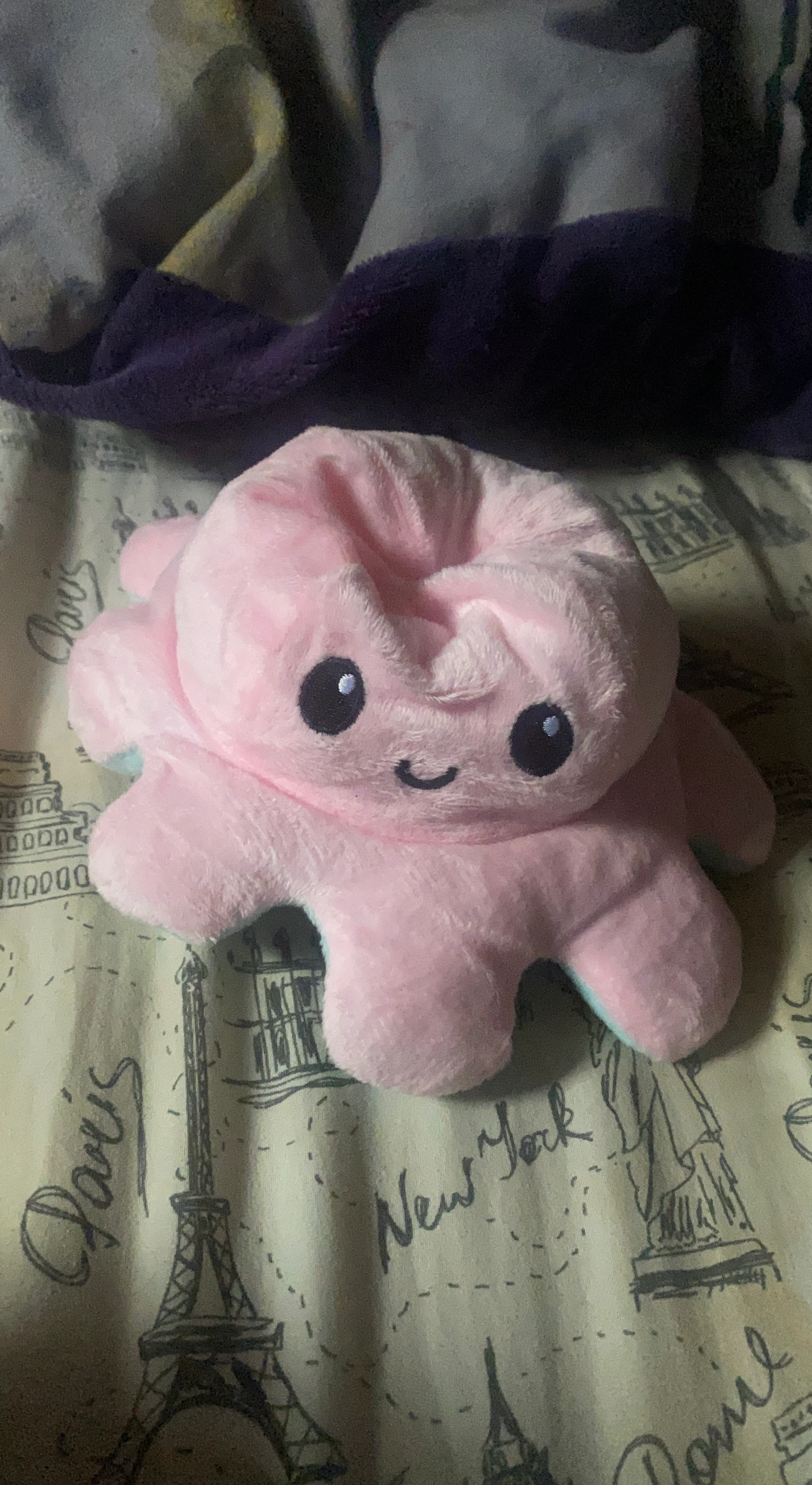 Reversible Octopus Plush Toy