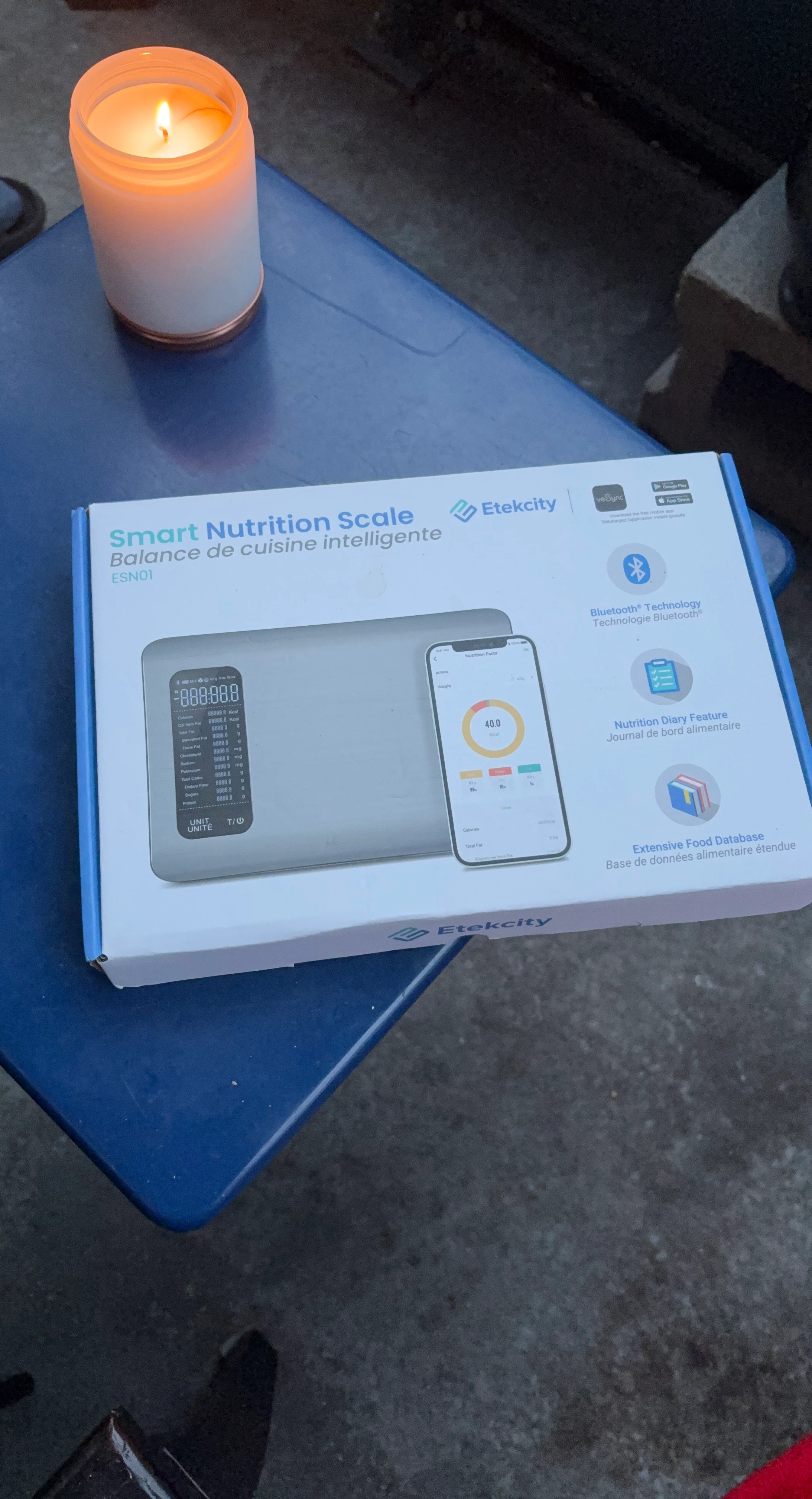 Etekcity Smart Nutrition Scale ESN01