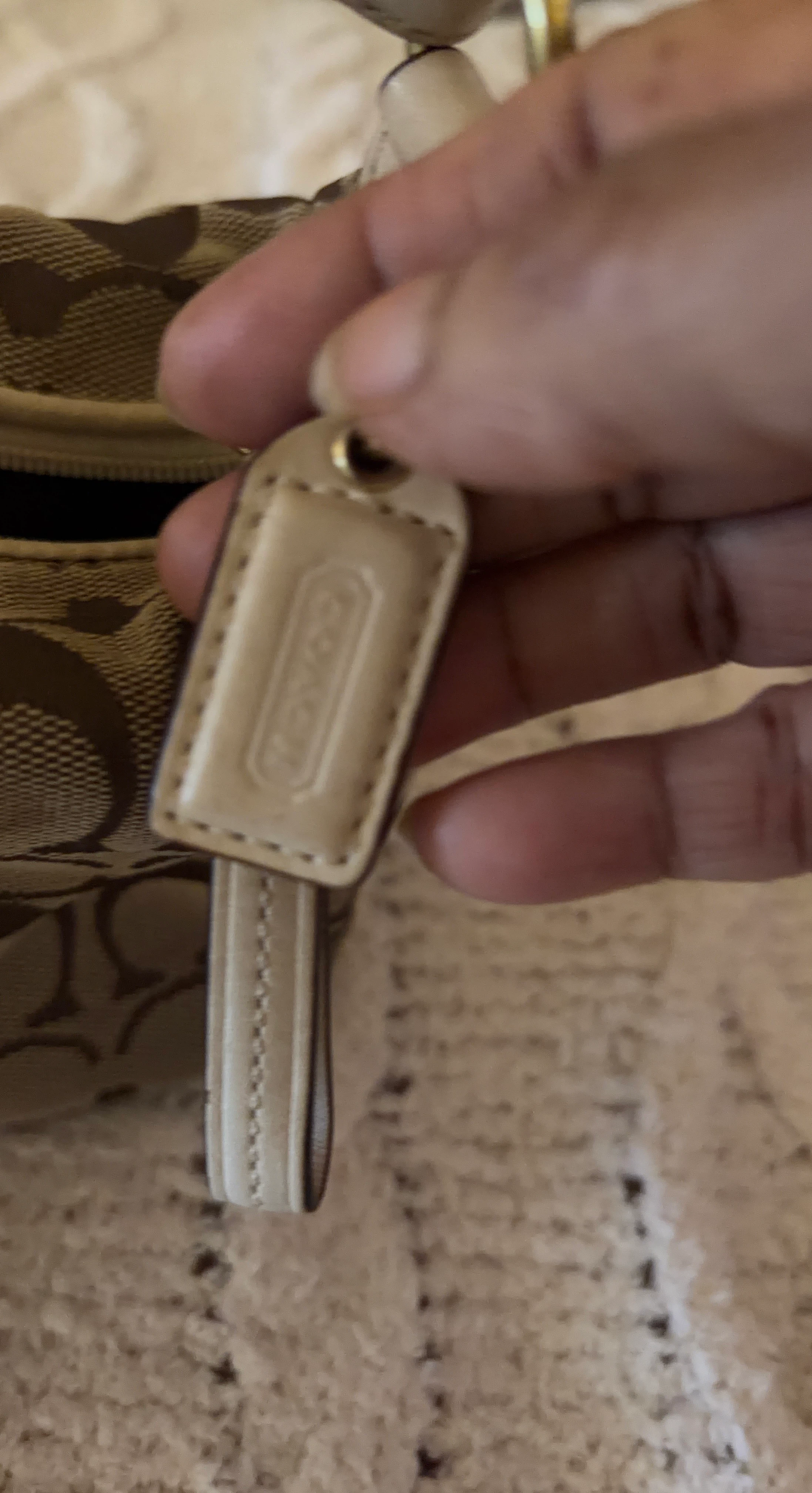 Coach Signature Canvas Shoulder Bag