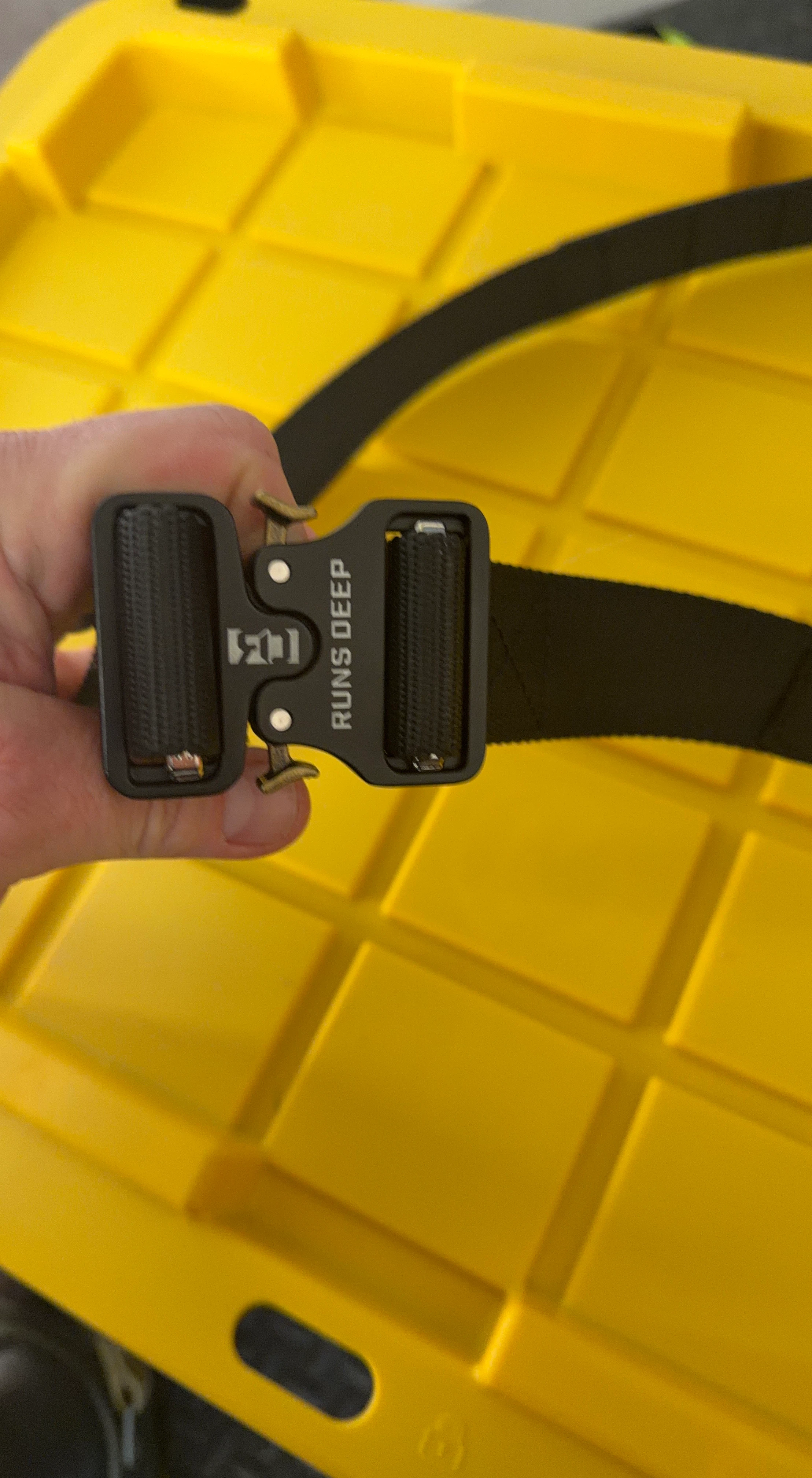 Runs Deep Cobra Buckle Tactical Belt